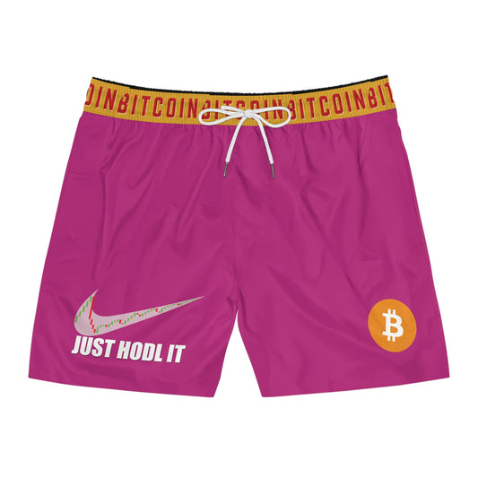 Bitcoin Just Hodl It Pink Swim Trunk In N Out Crypto