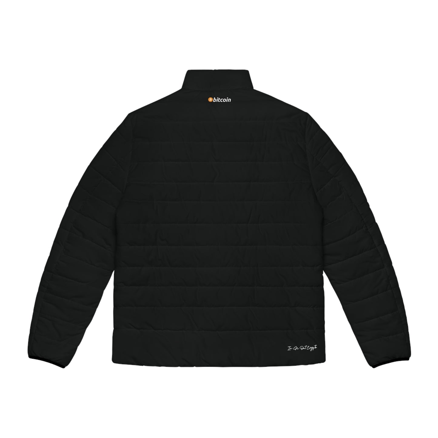Bitcoin Night Cool Puffer Jacket Printify