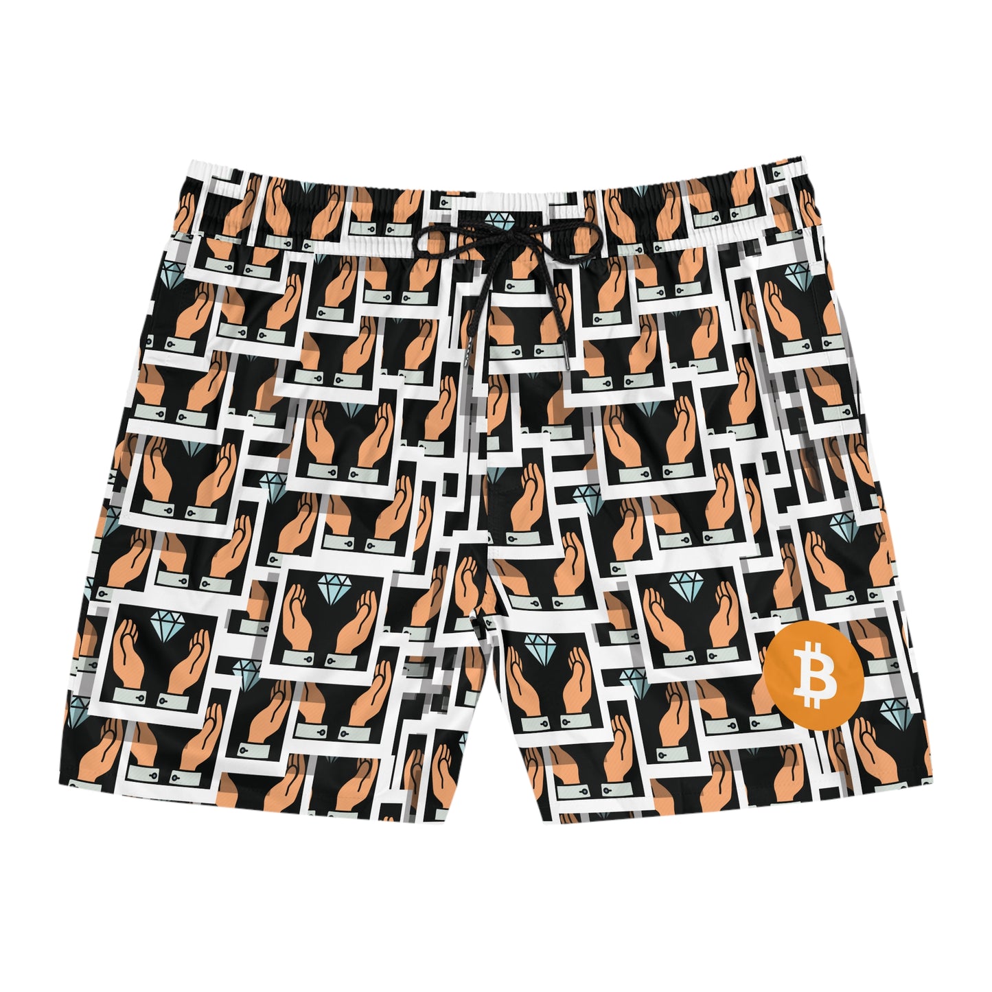 Bitcoin Diamonds Swim Trunk In N Out Crypto