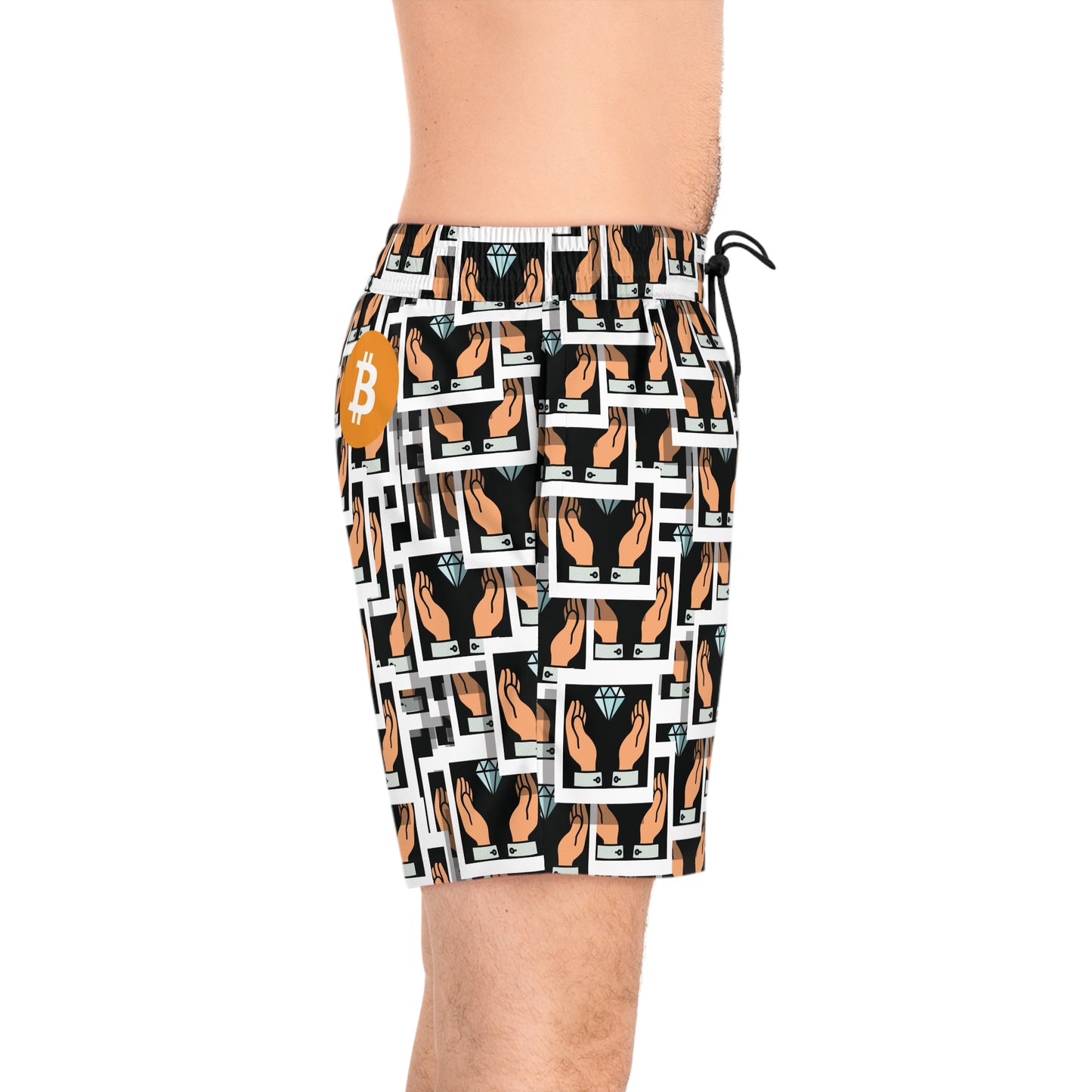 Bitcoin Diamonds Swim Trunk In N Out Crypto