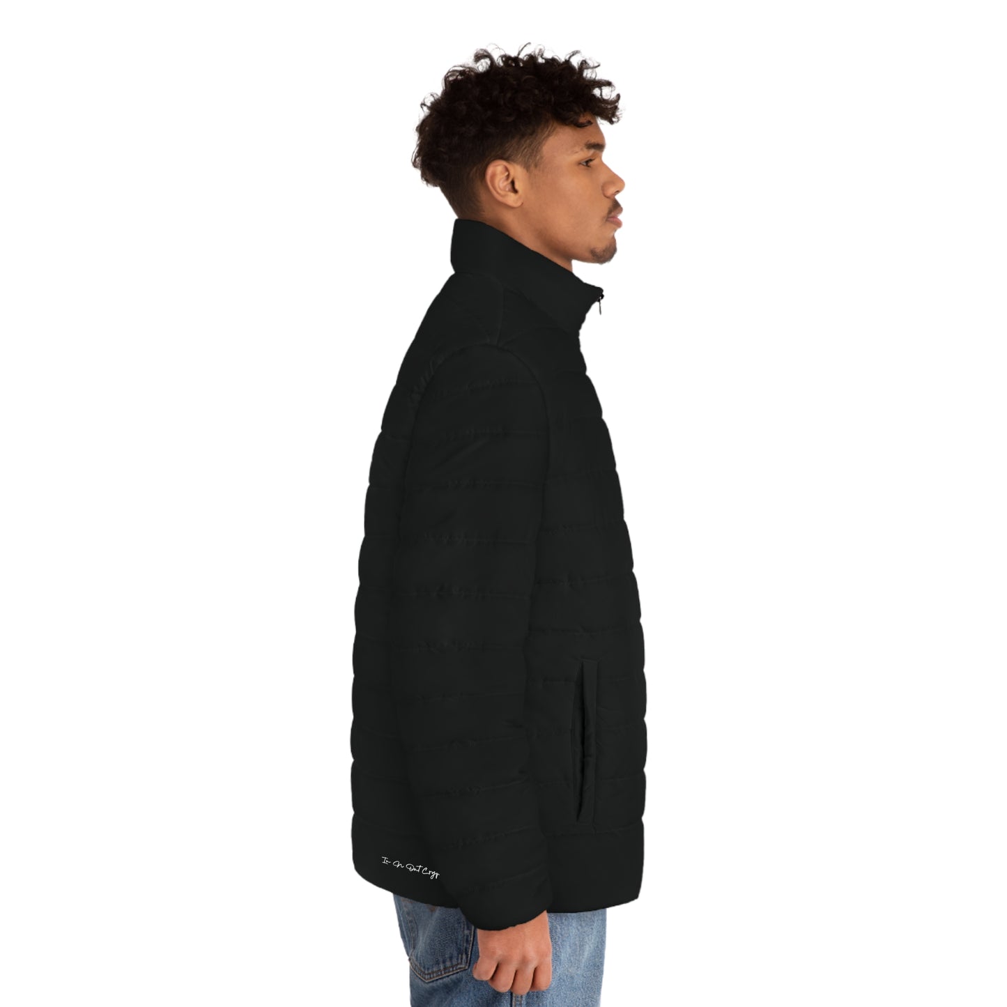Bitcoin Night Cool Puffer Jacket Printify