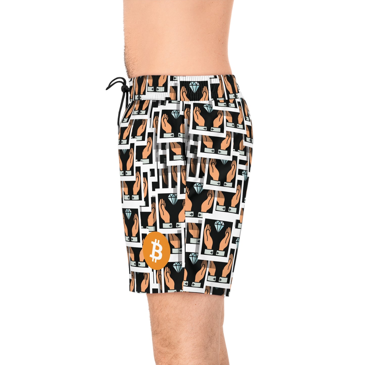 Bitcoin Diamonds Swim Trunk In N Out Crypto