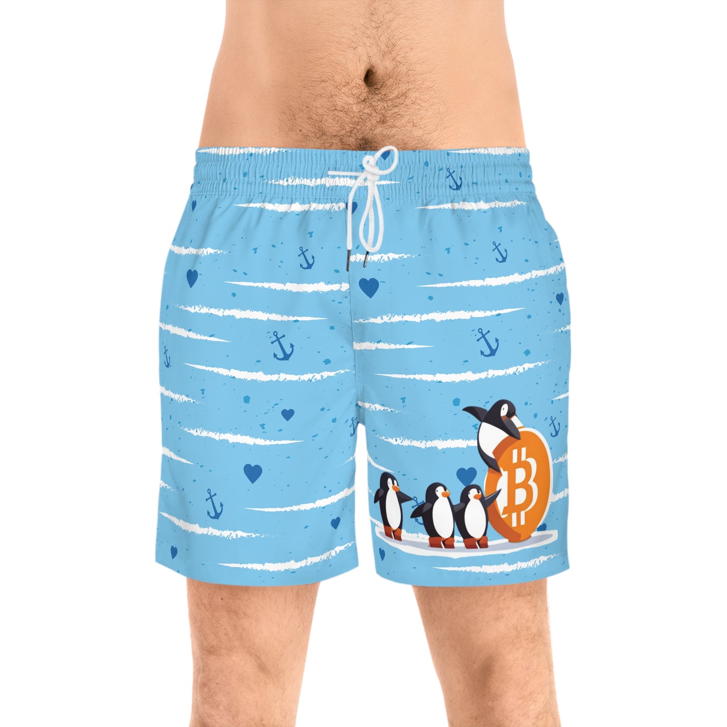 Bitcoin Penguins Swim Trunk In N Out Crypto