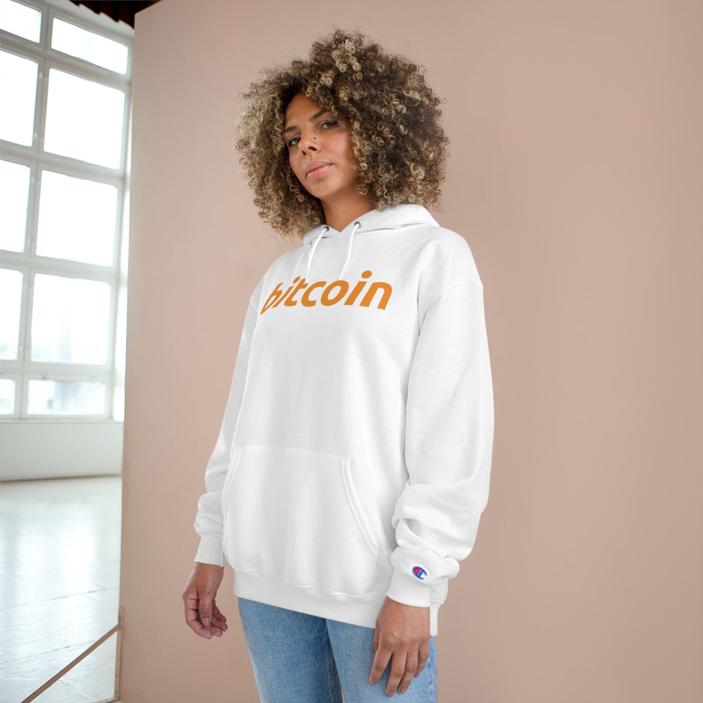 Bitcoin Iconic Champion Hoodie In N Out Crypto