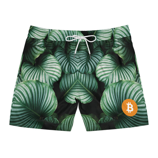 Bitcoin Green Palms Swim Trunk In N Out Crypto