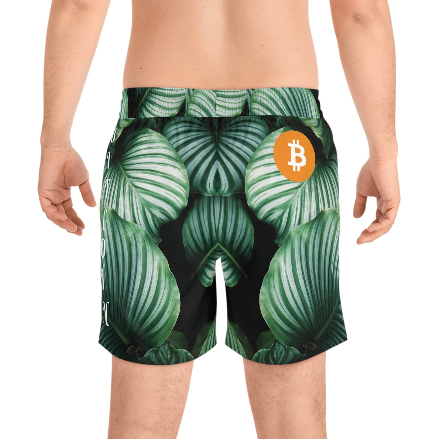 Bitcoin Green Palms Swim Trunk In N Out Crypto