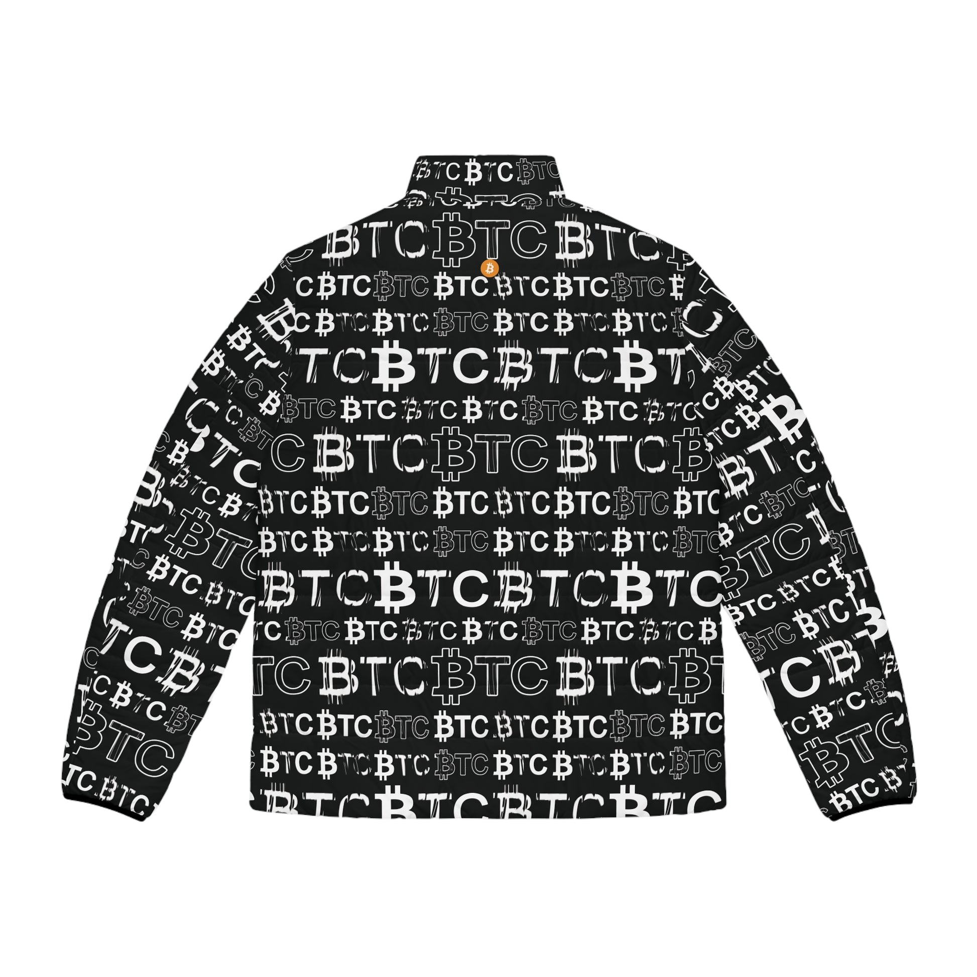 Bitcoin Dubai Puffer Jacket Printify