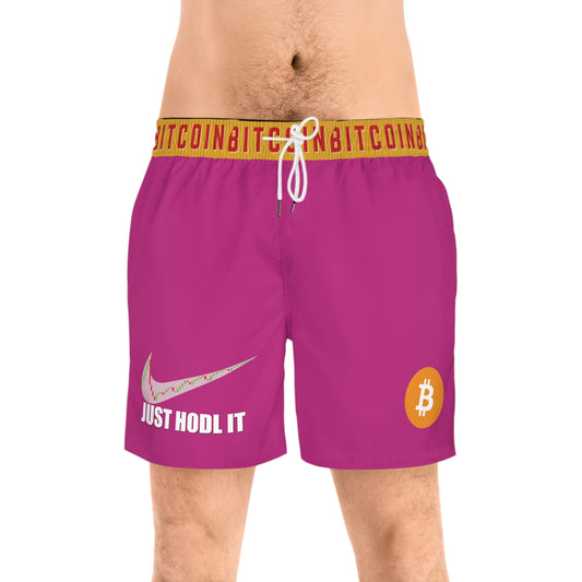 Bitcoin Just Hodl It Pink Swim Trunk In N Out Crypto