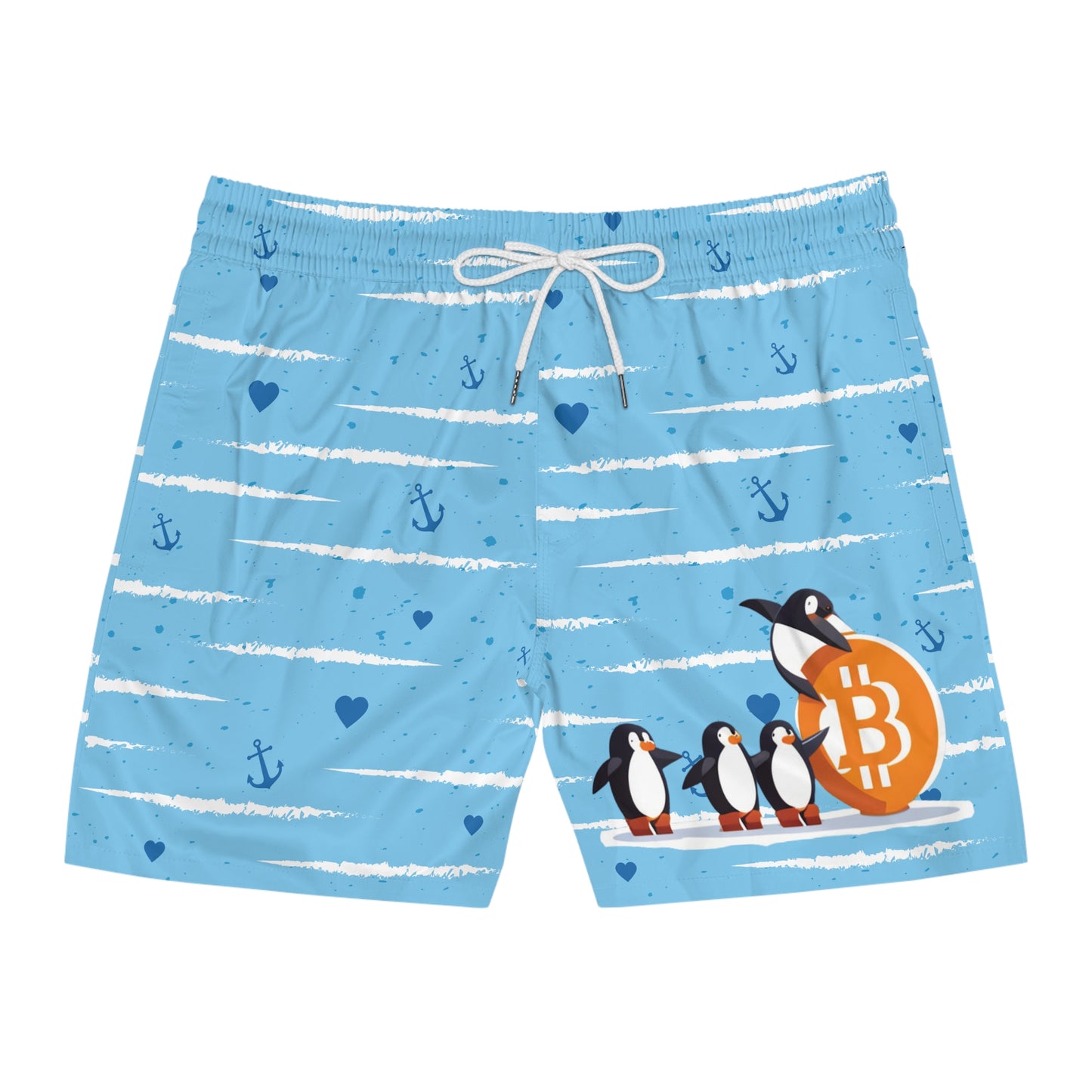 Bitcoin Penguins Swim Trunk In N Out Crypto