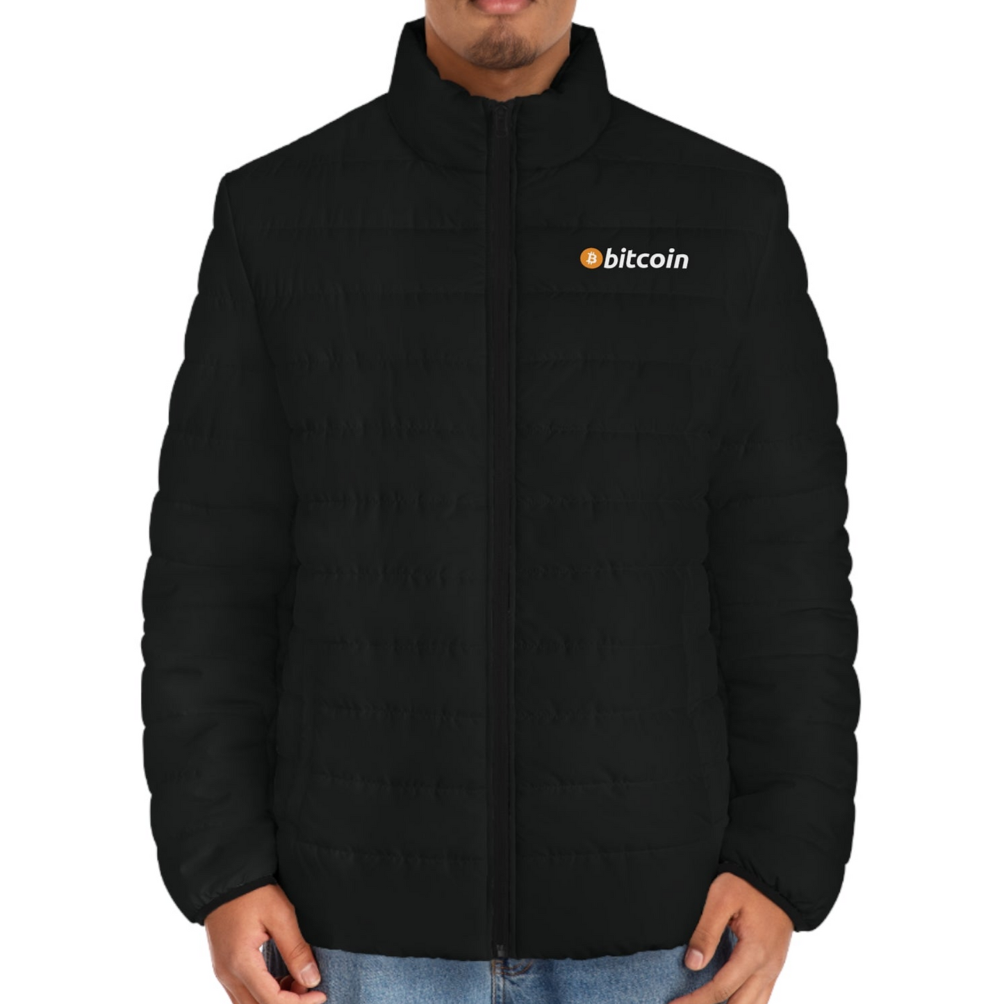 Bitcoin Night Cool Puffer Jacket InNOutCrypto