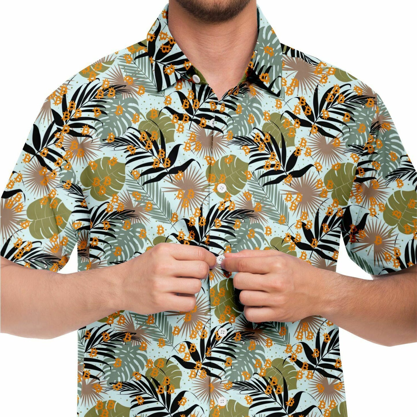 Bitcoin Leaf Outline Shirt In N Out Crypto