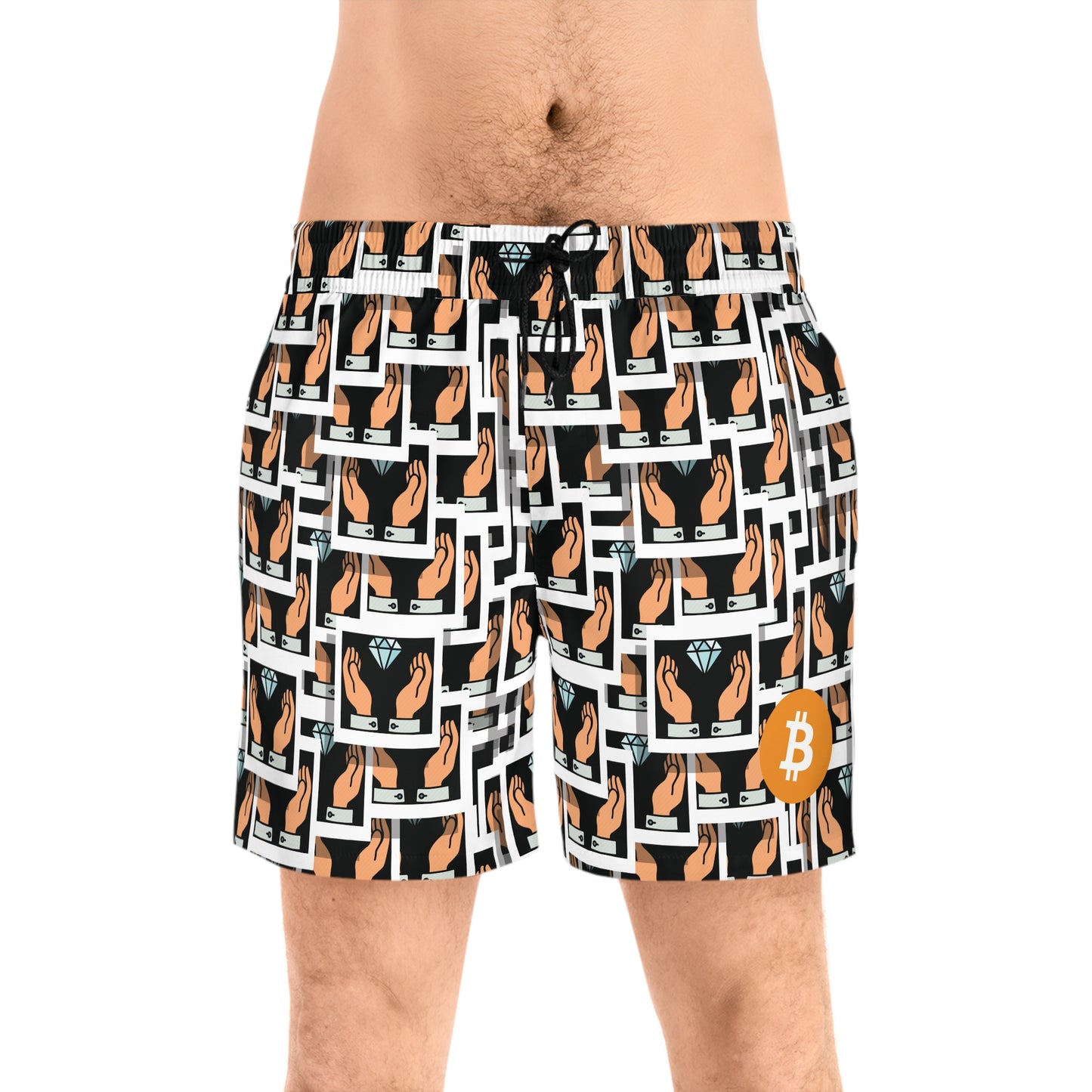 Bitcoin Diamonds Swim Trunk In N Out Crypto