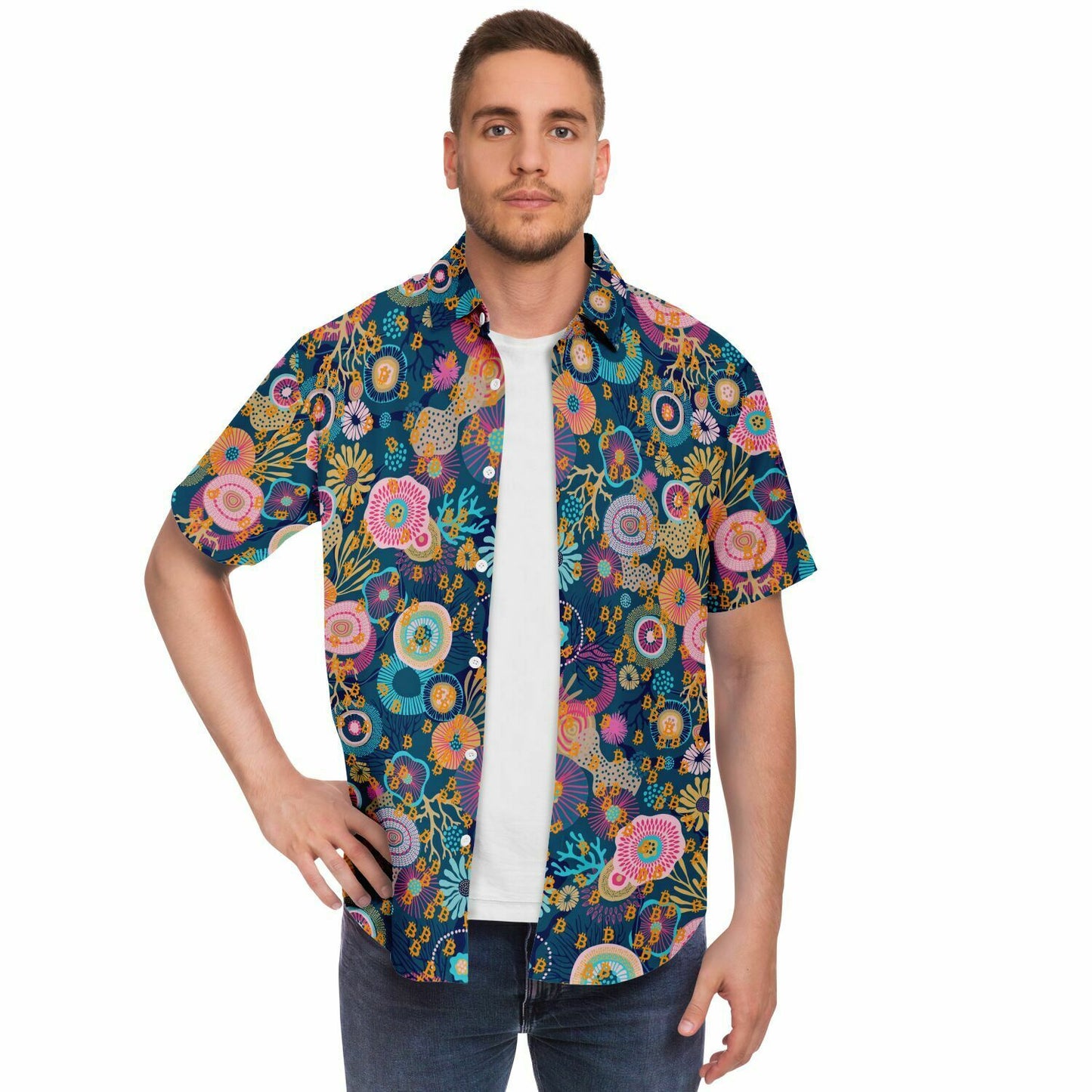 Bitcoin Coral Shirt In N Out Crypto