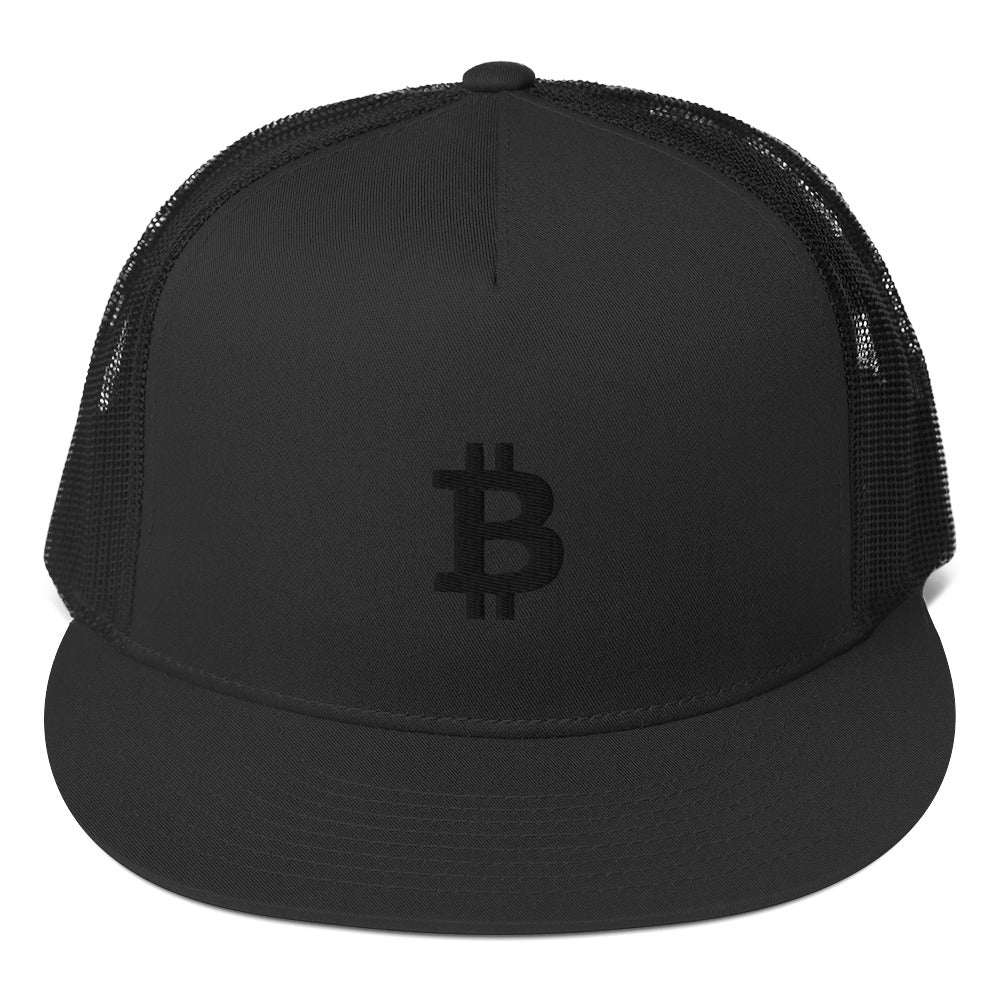 Bitcoin Embroidered Trucker Hat In N Out Crypto
