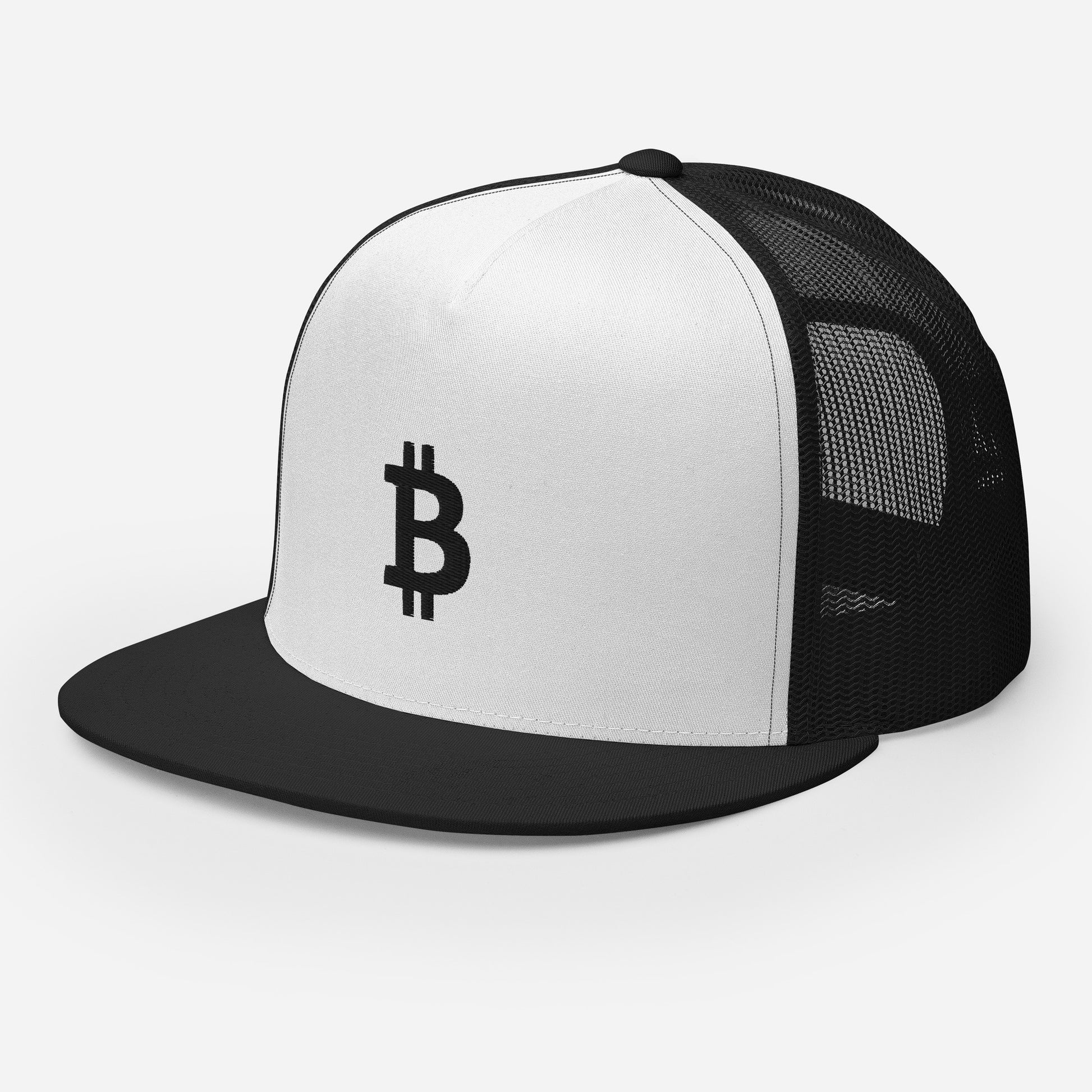 Bitcoin Embroidered Trucker Hat In N Out Crypto