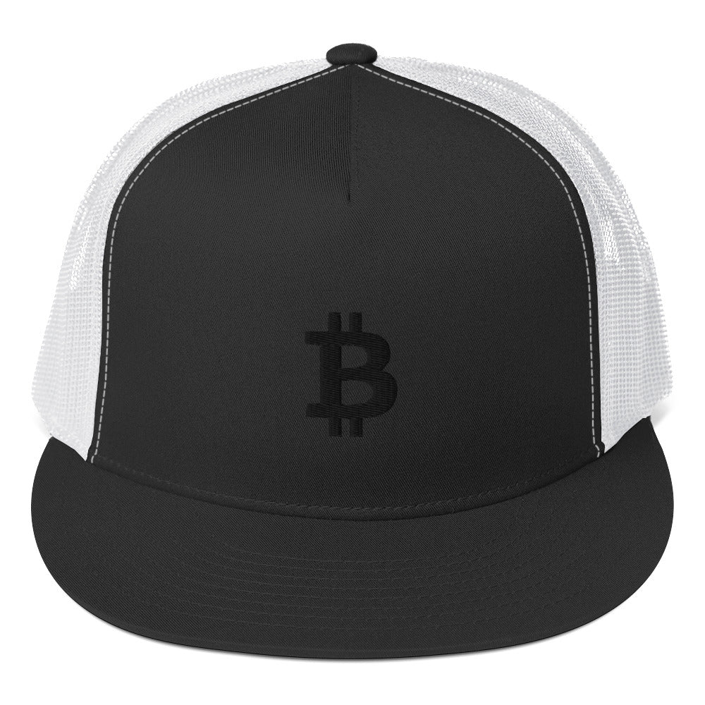 Bitcoin Embroidered Trucker Hat In N Out Crypto