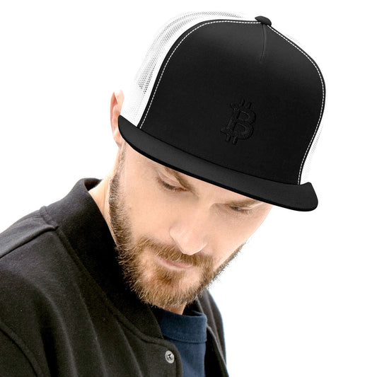 Bitcoin Embroidered Trucker Hat In N Out Crypto