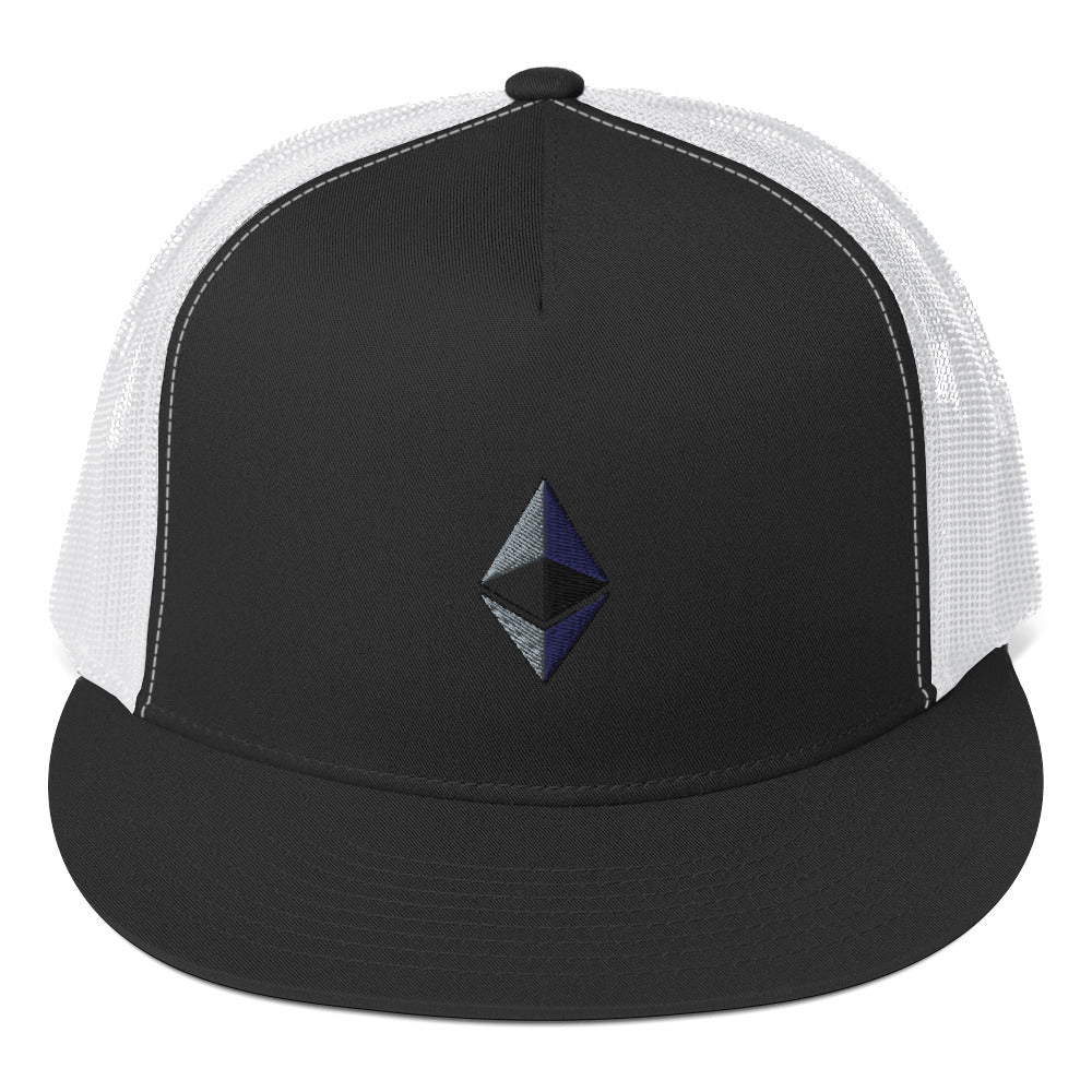 Ethereum Embroidered Trucker Hat In N Out Crypto