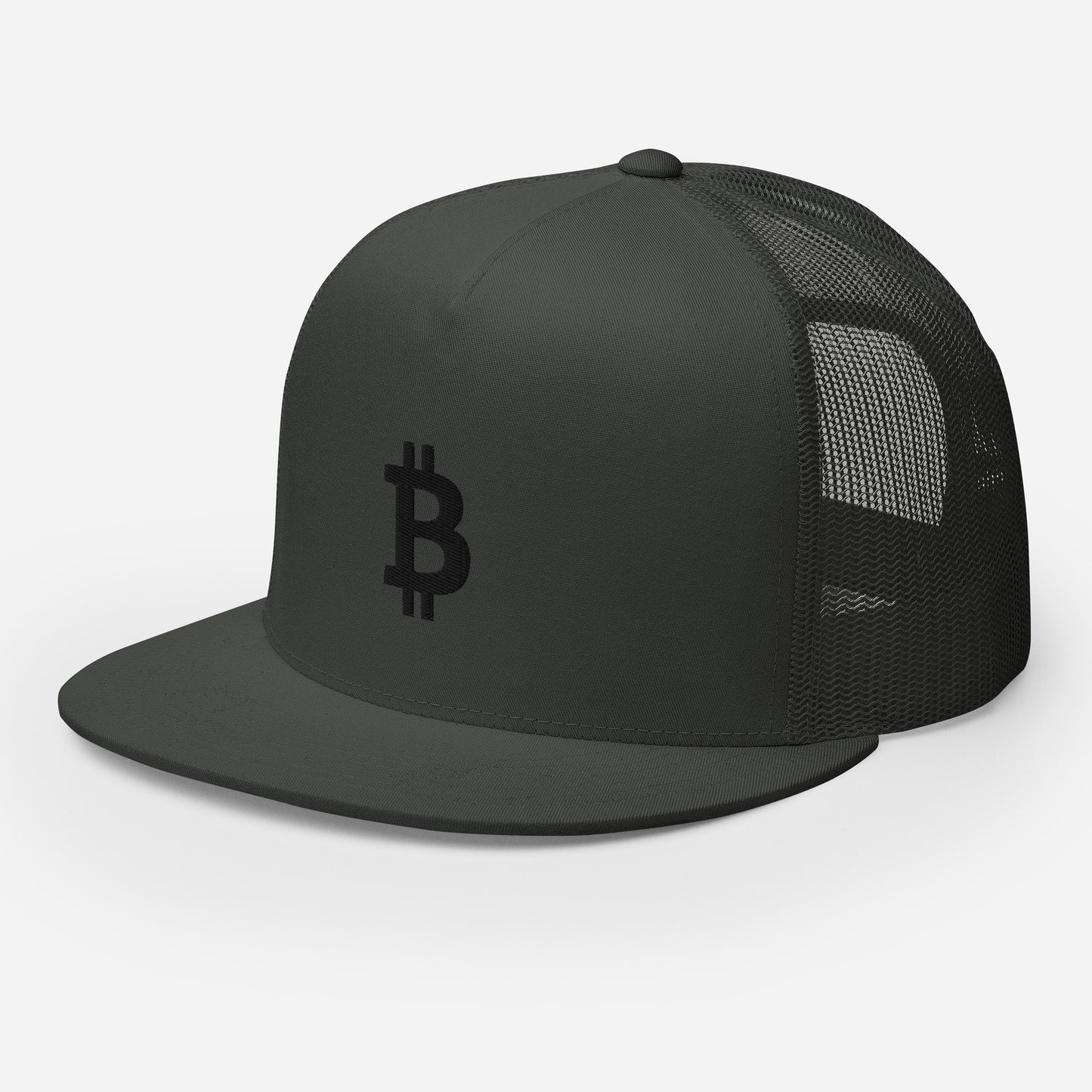 Bitcoin Embroidered Trucker Hat In N Out Crypto