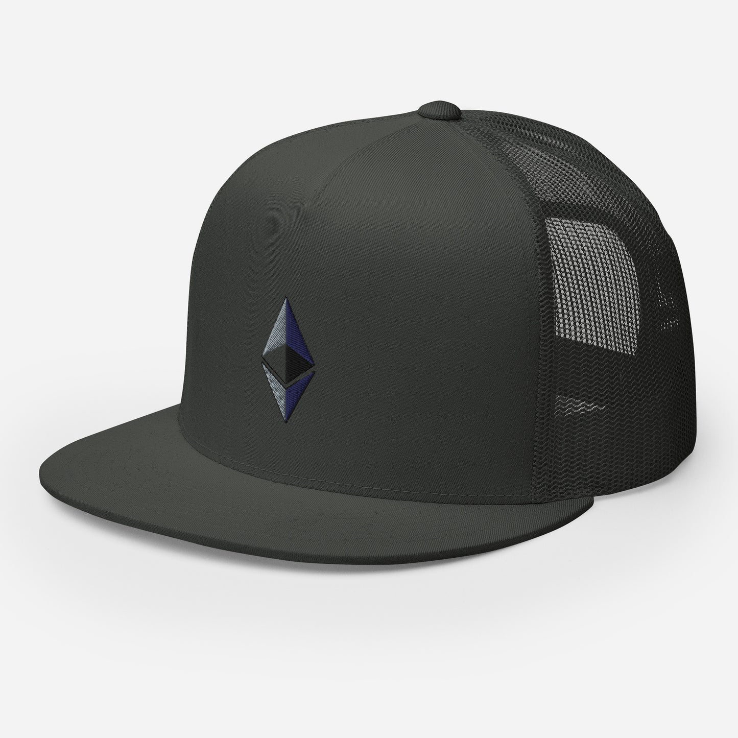 Ethereum Embroidered Trucker Hat In N Out Crypto