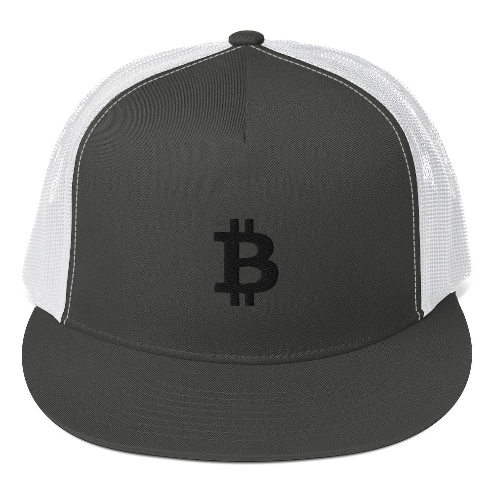 Bitcoin Embroidered Trucker Hat In N Out Crypto
