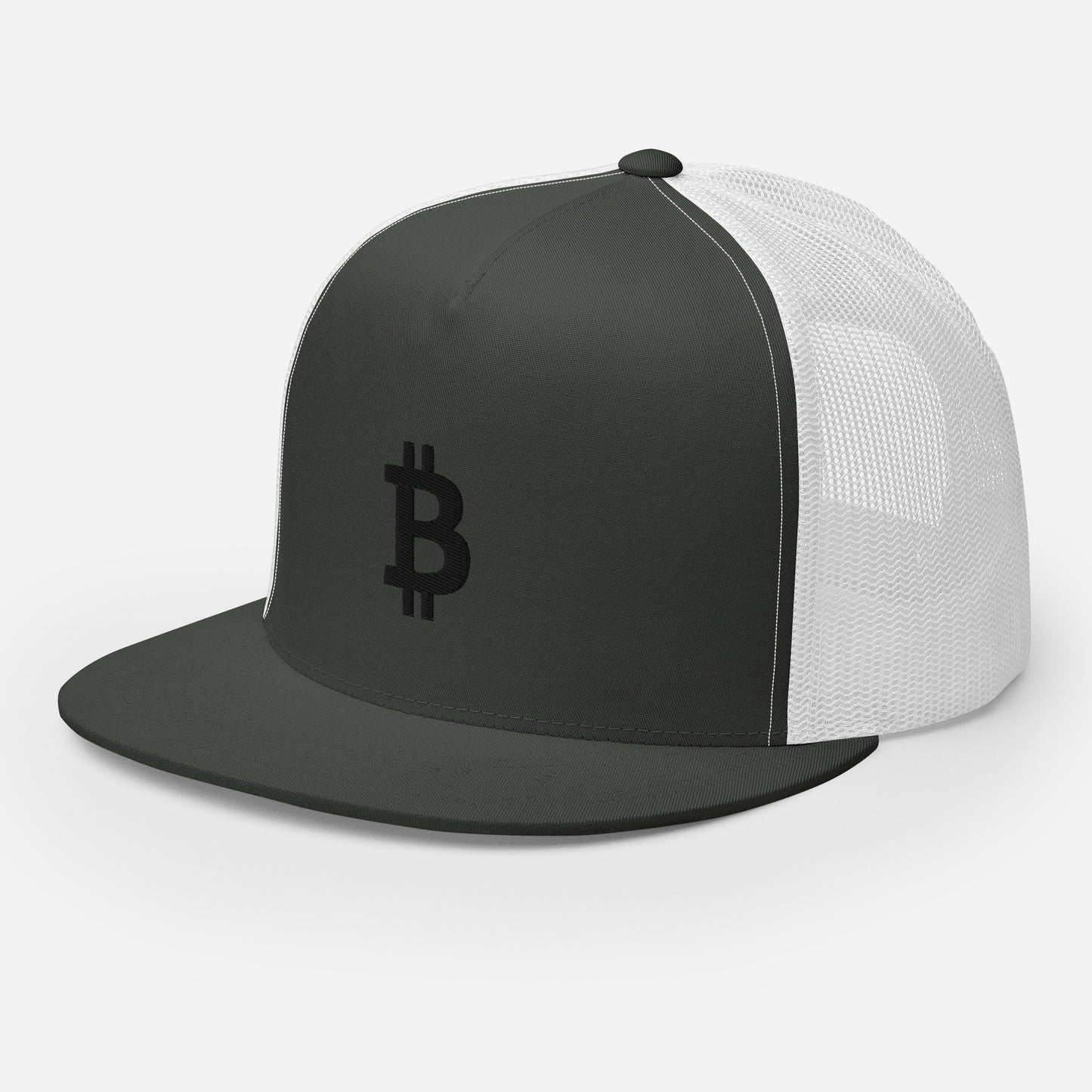 Bitcoin Embroidered Trucker Hat In N Out Crypto