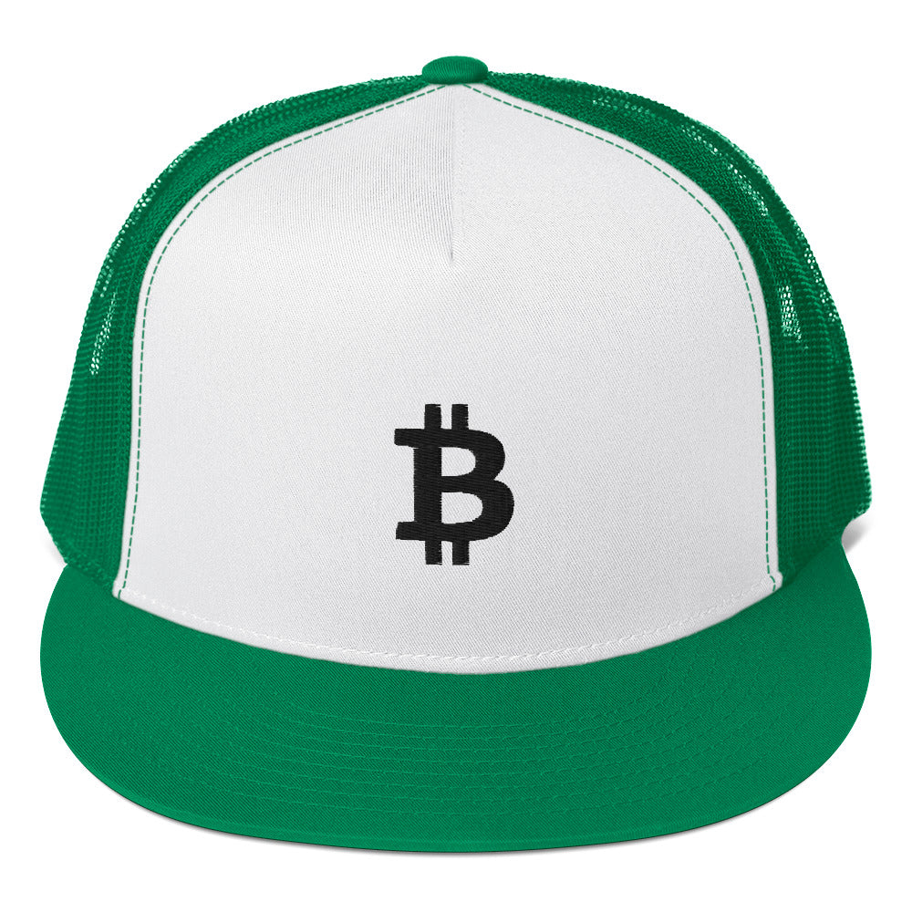 Bitcoin Embroidered Trucker Hat In N Out Crypto