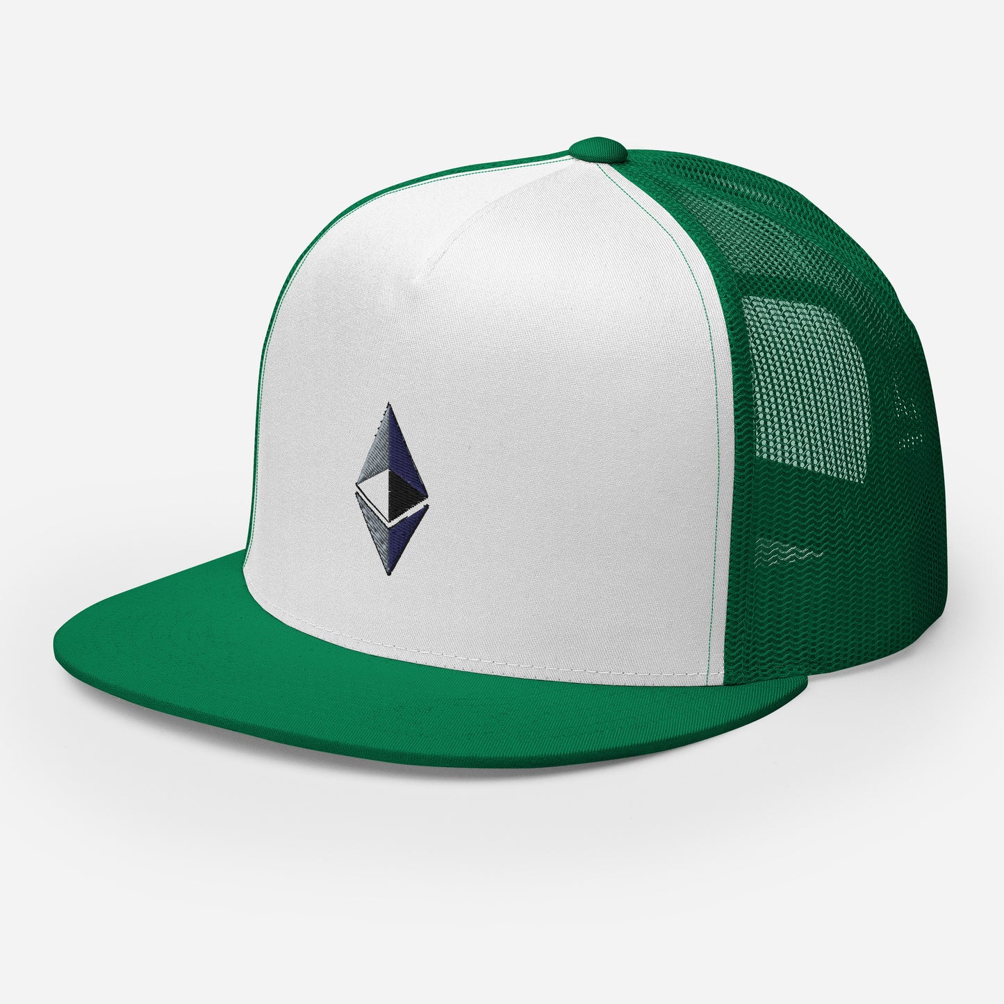 Ethereum Embroidered Trucker Hat In N Out Crypto
