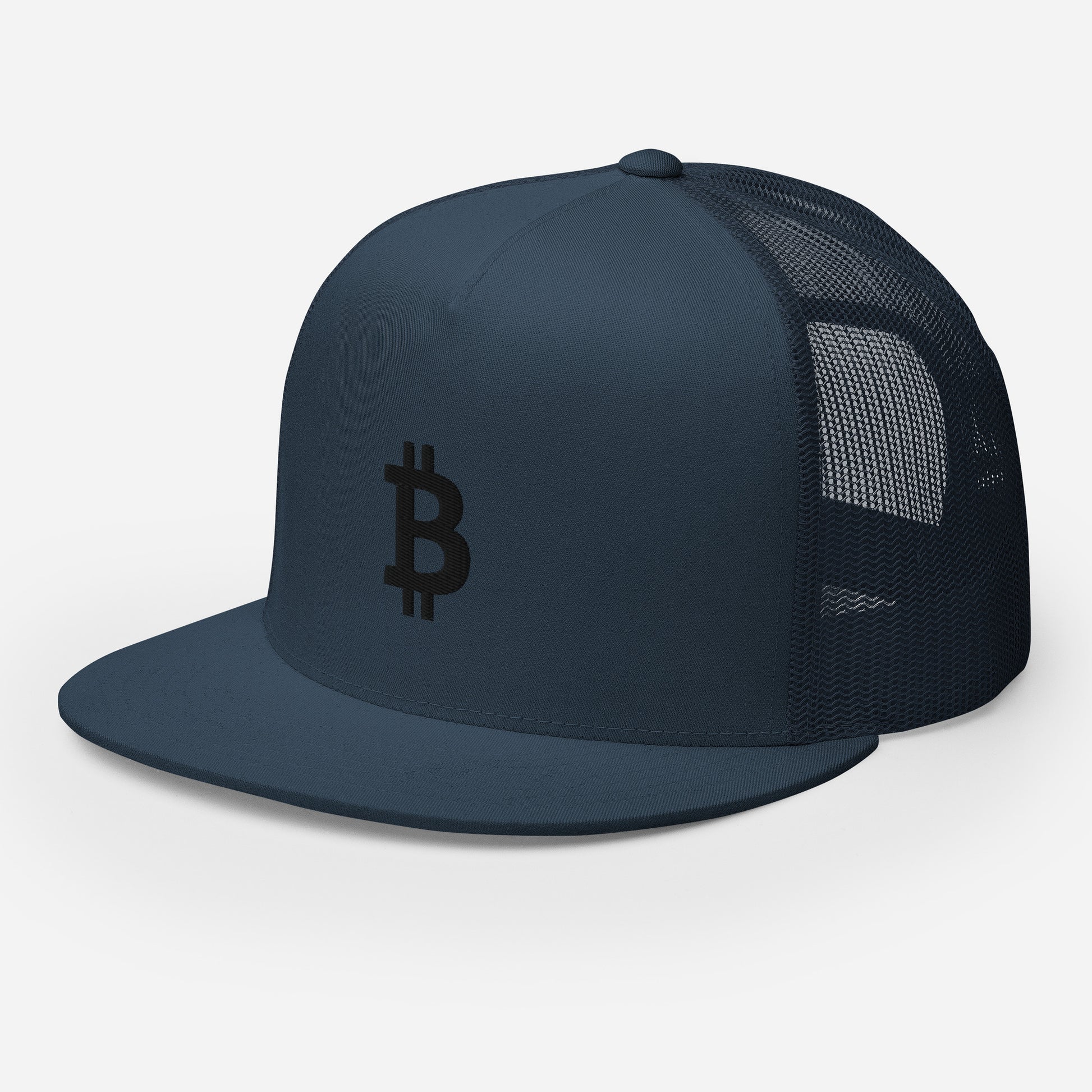 Bitcoin Embroidered Trucker Hat In N Out Crypto