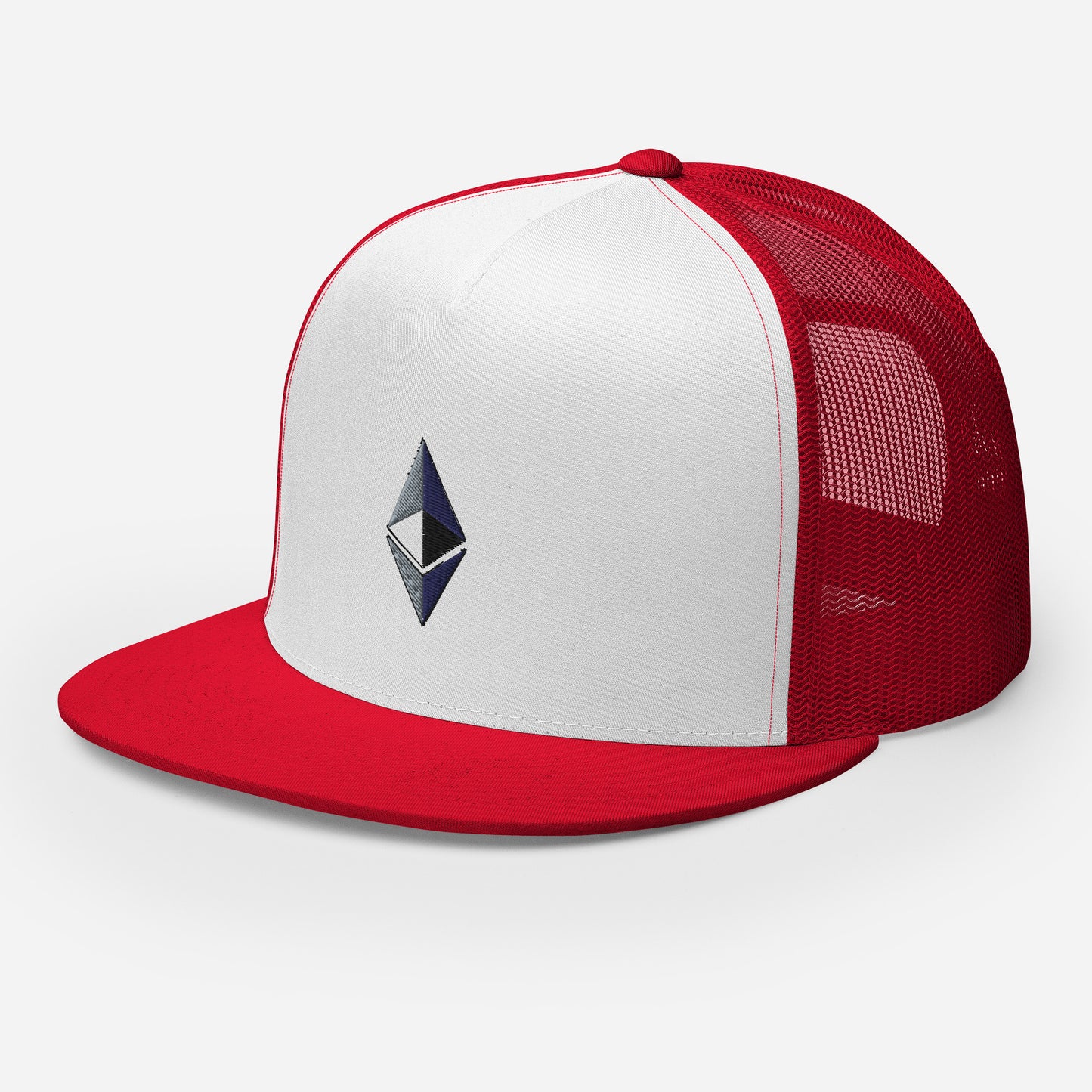 Ethereum Embroidered Trucker Hat In N Out Crypto