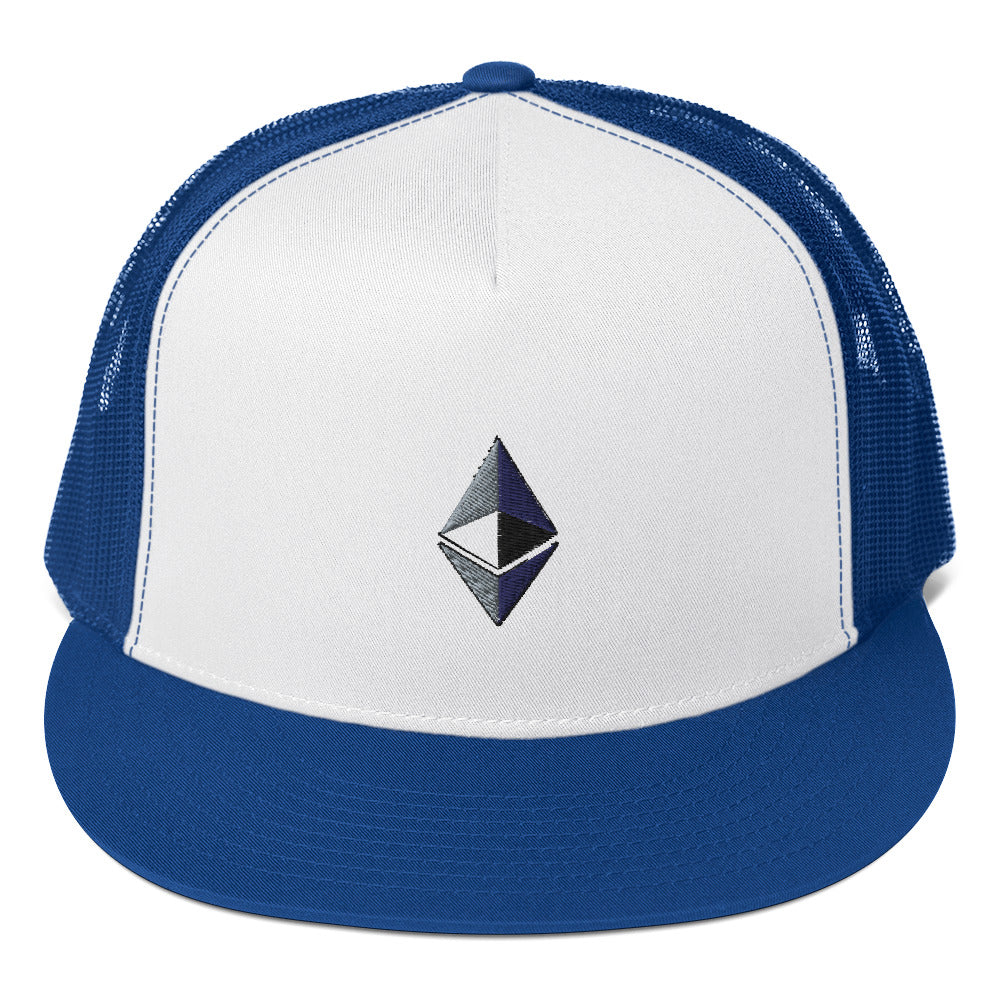 Ethereum Embroidered Trucker Hat In N Out Crypto