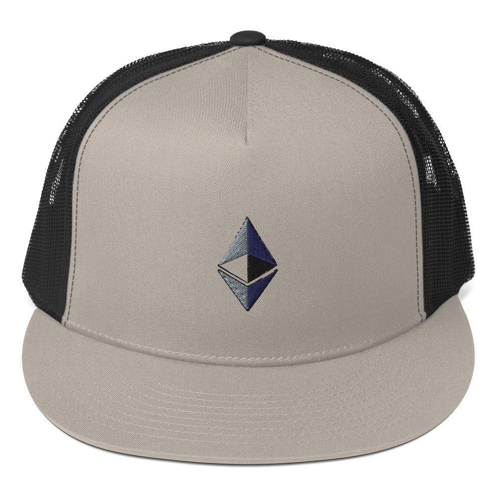 Ethereum Embroidered Trucker Hat In N Out Crypto