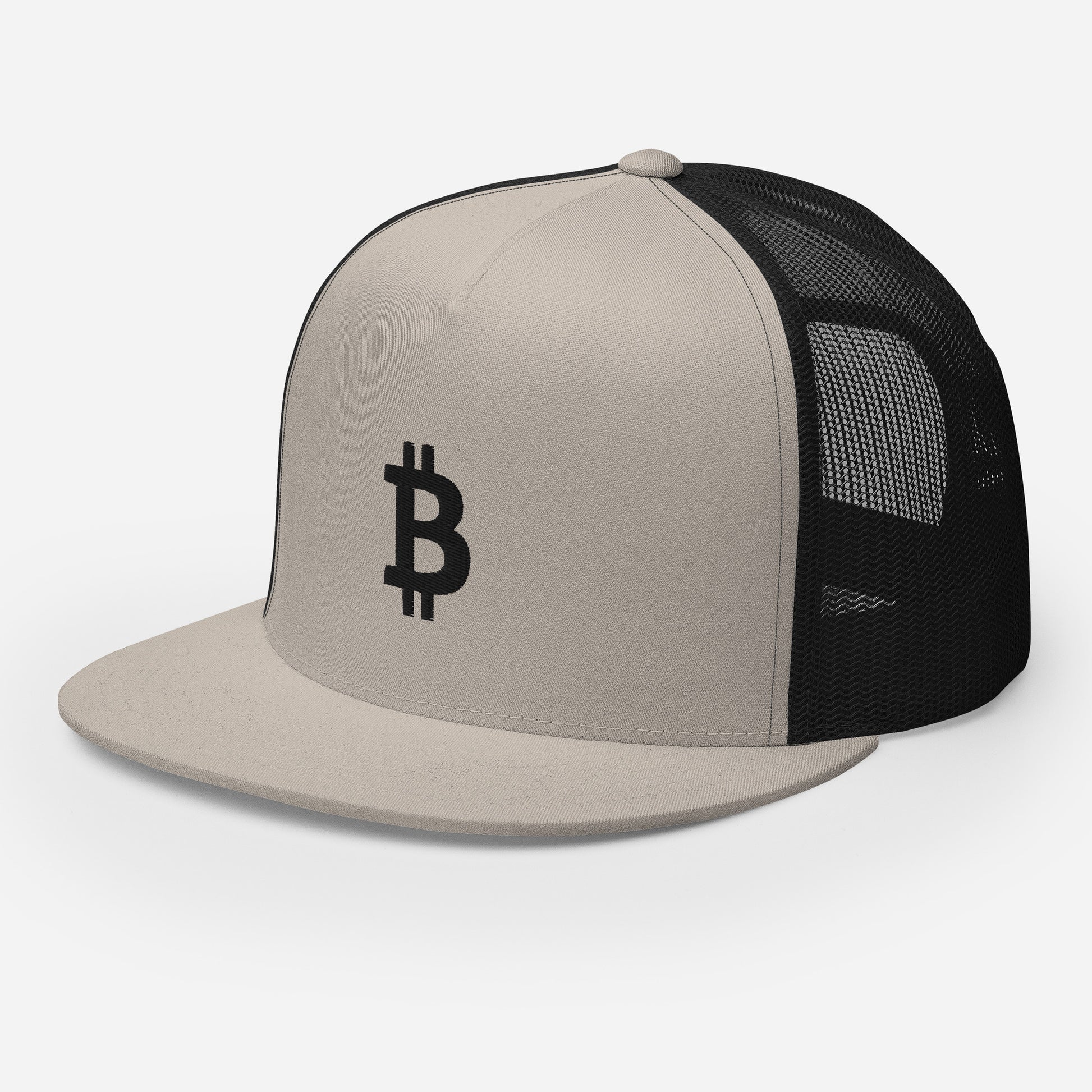 Bitcoin Embroidered Trucker Hat In N Out Crypto