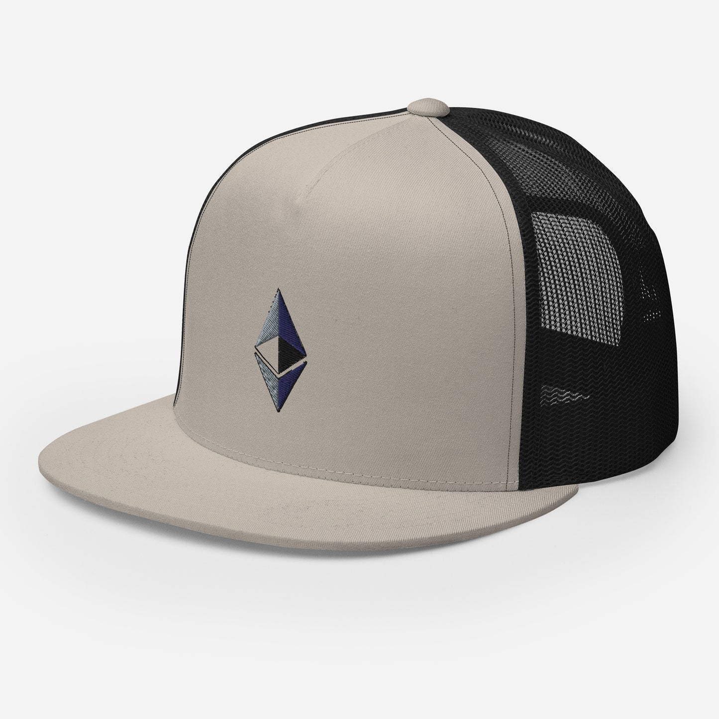 Ethereum Embroidered Trucker Hat In N Out Crypto