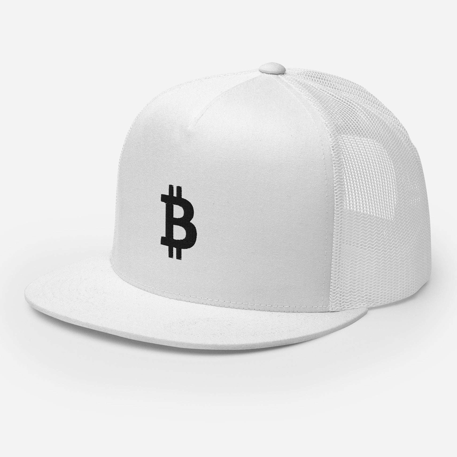 Bitcoin Embroidered Trucker Hat In N Out Crypto