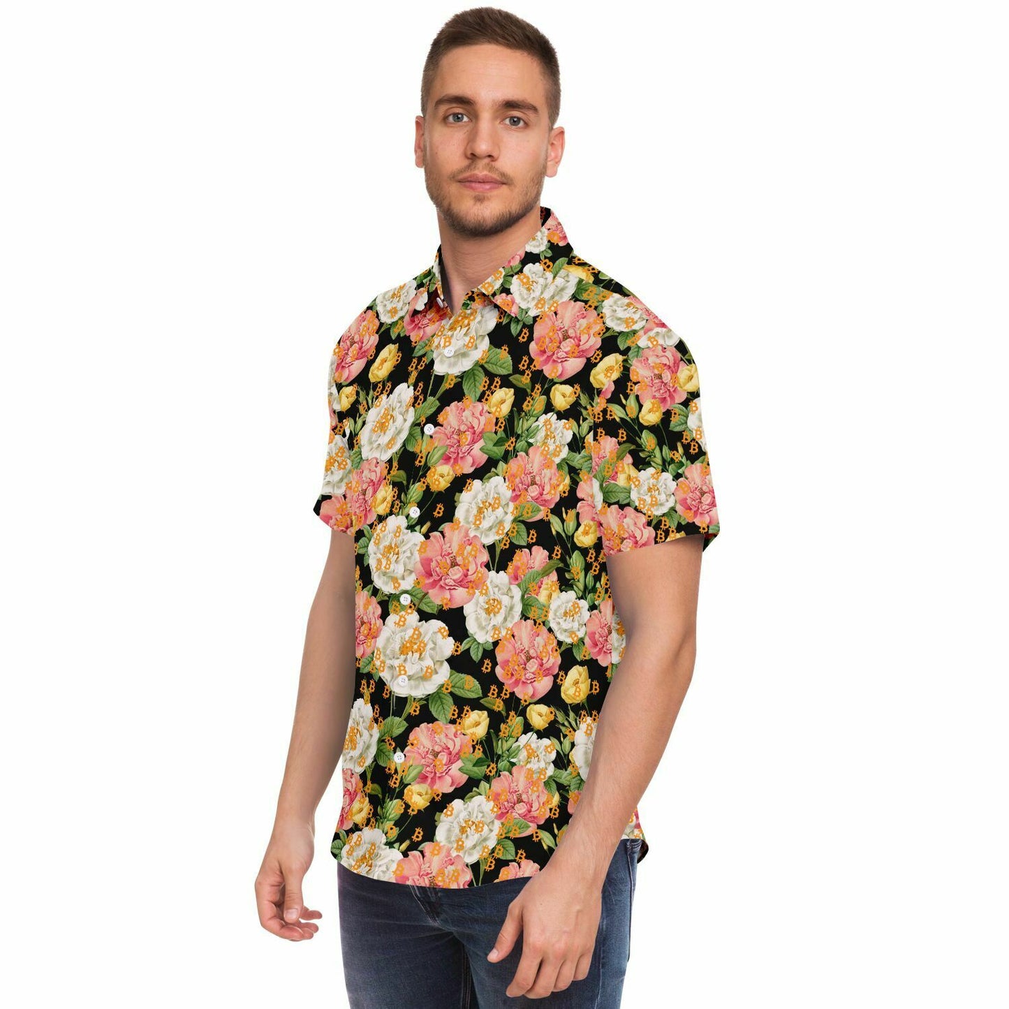 Bitcoin Floral Shirt In N Out Crypto