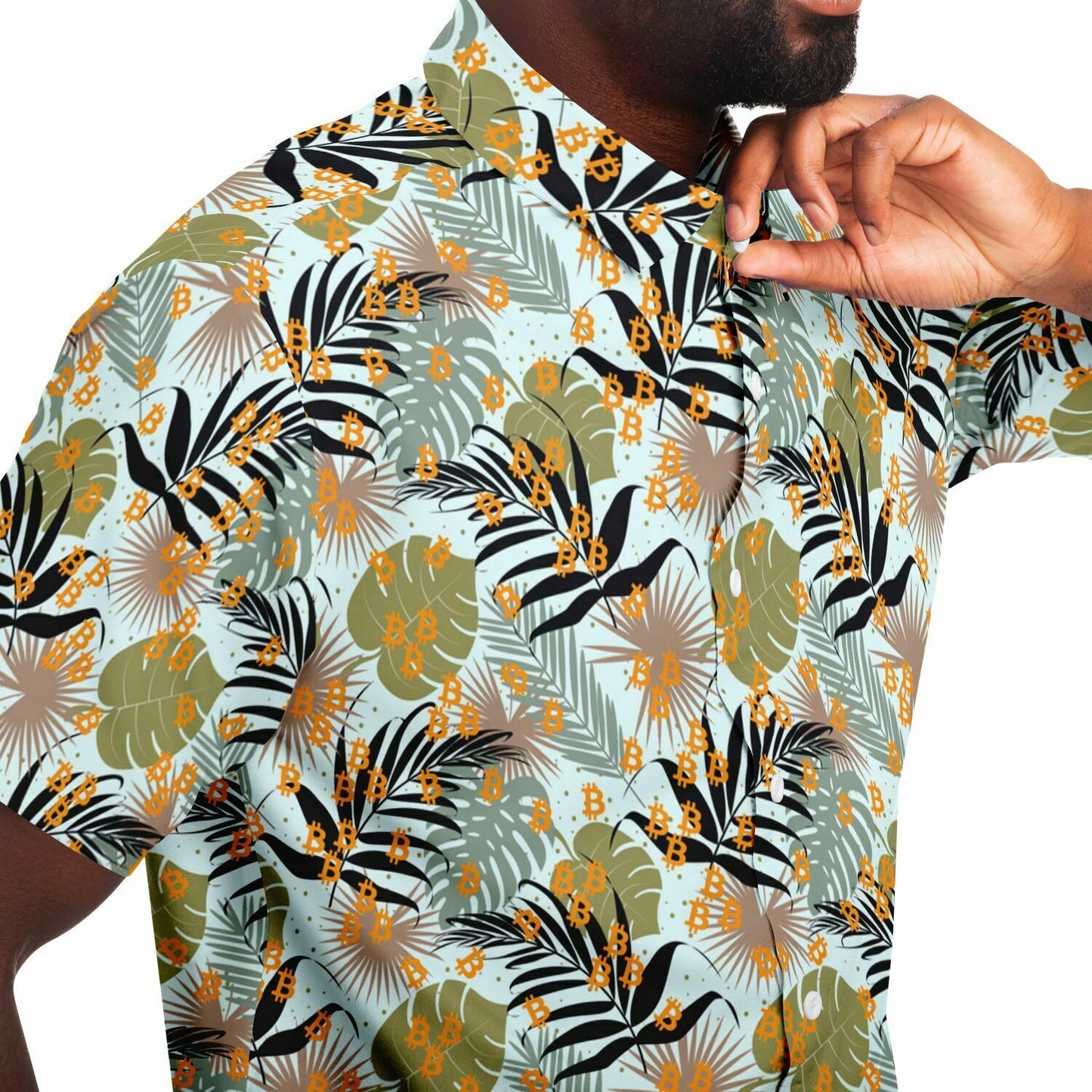 Bitcoin Leaf Outline Shirt In N Out Crypto