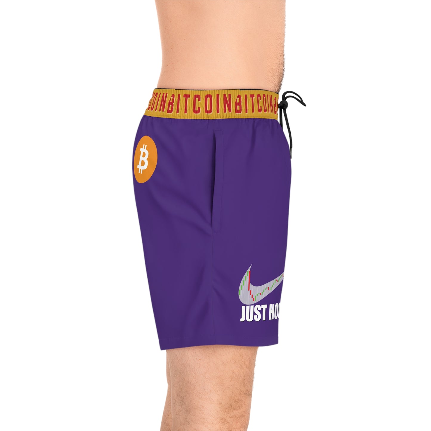 Bitcoin Just Hodl It Purple Swim Trunk In N Out Crypto