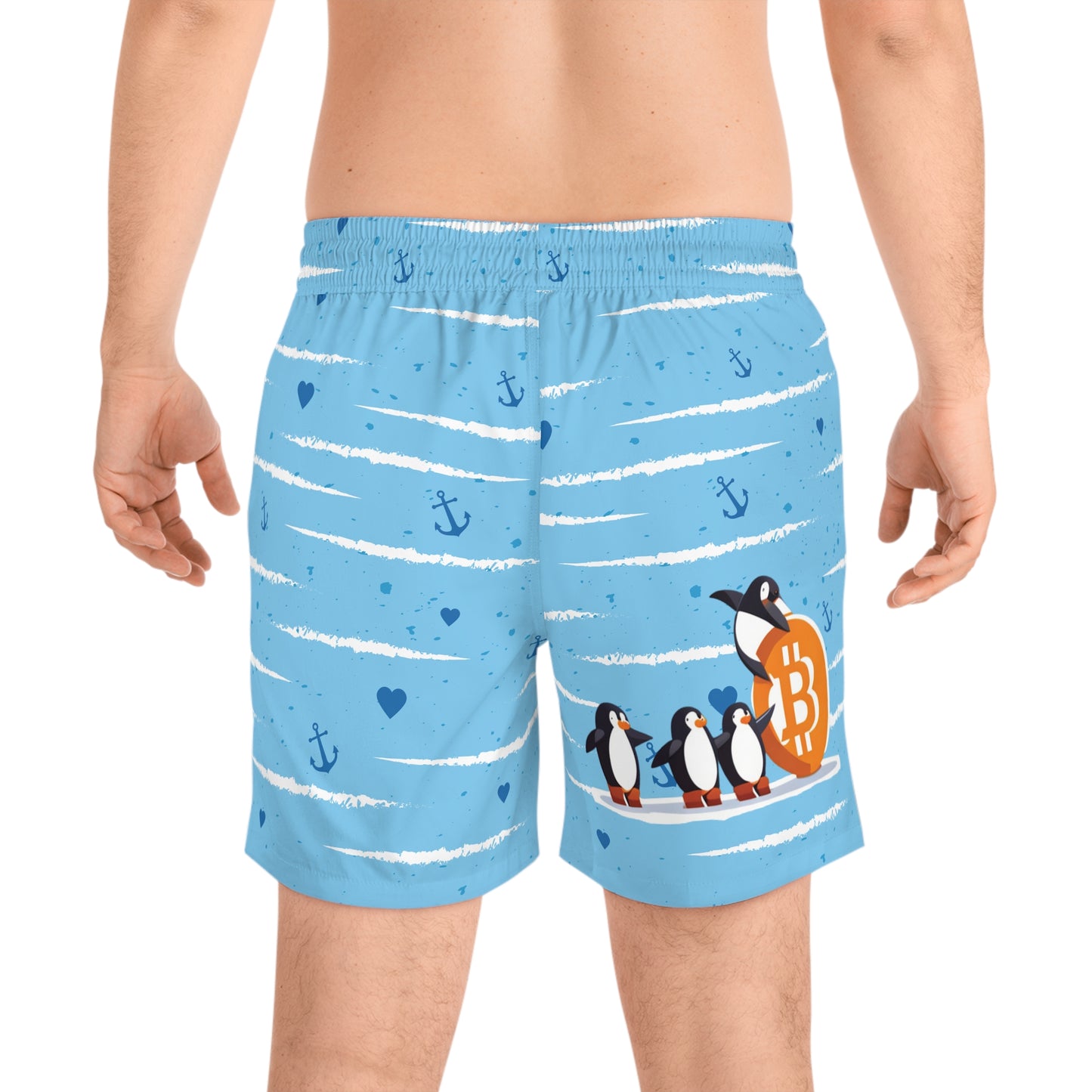 Bitcoin Penguins Swim Trunk In N Out Crypto