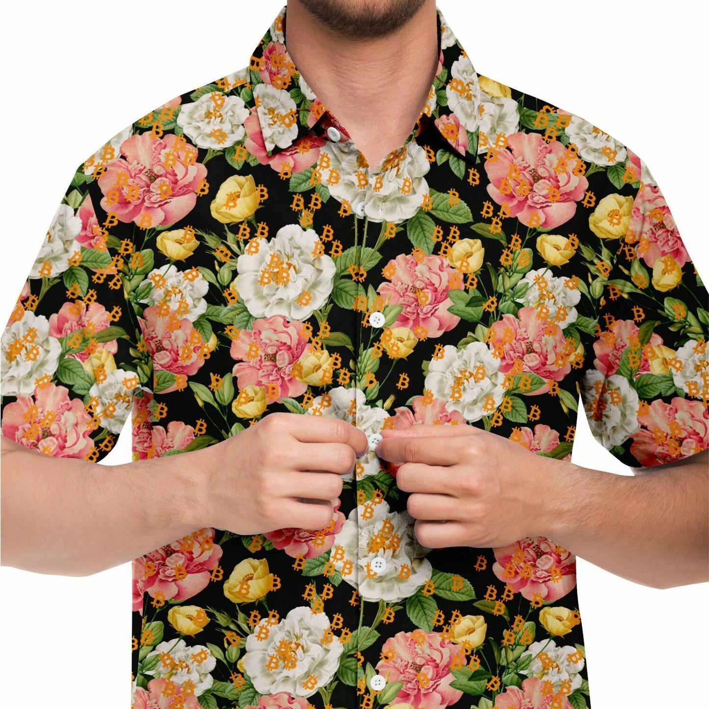 Bitcoin Floral Shirt In N Out Crypto