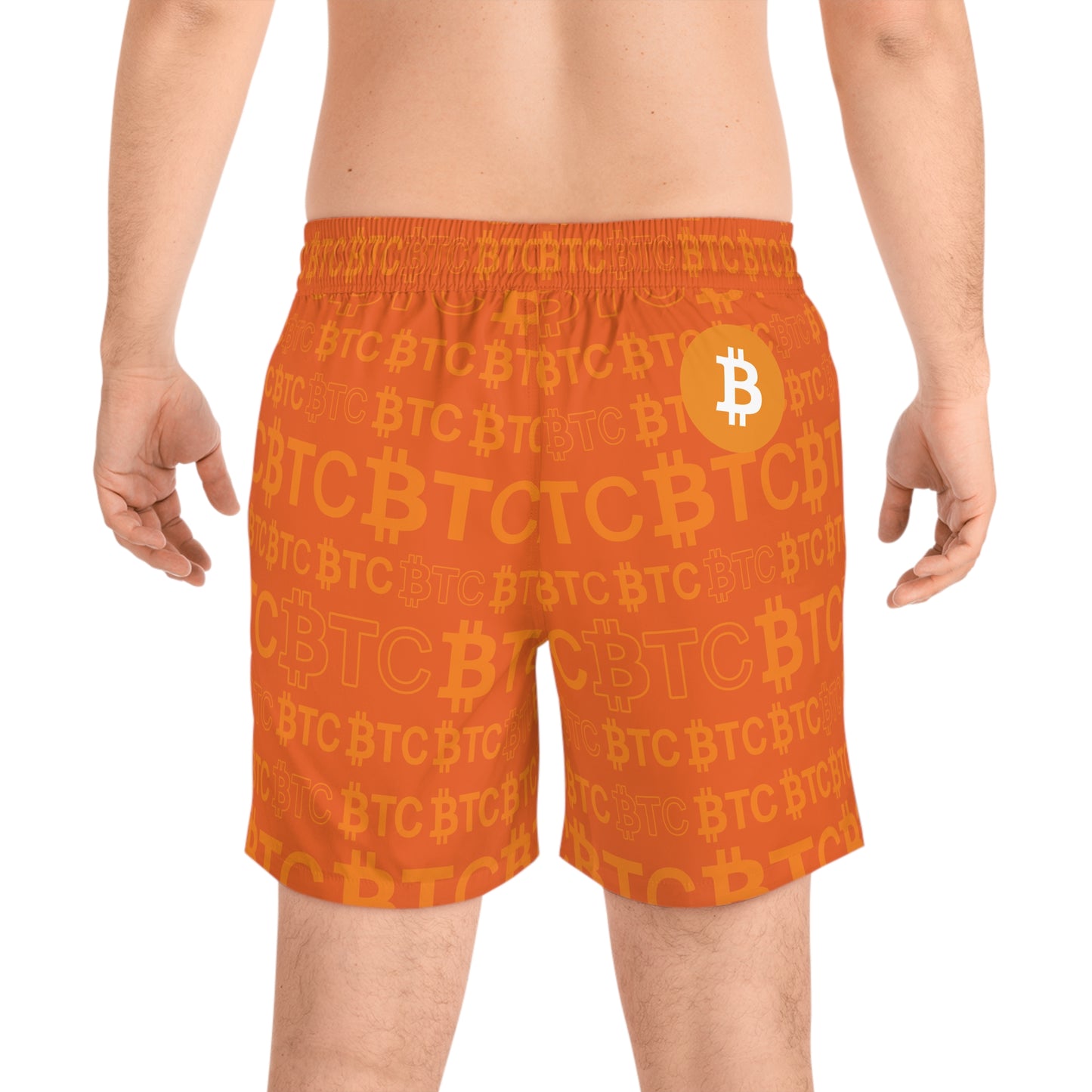 Bitcoin Dubai Orange Swim Trunk In N Out Crypto