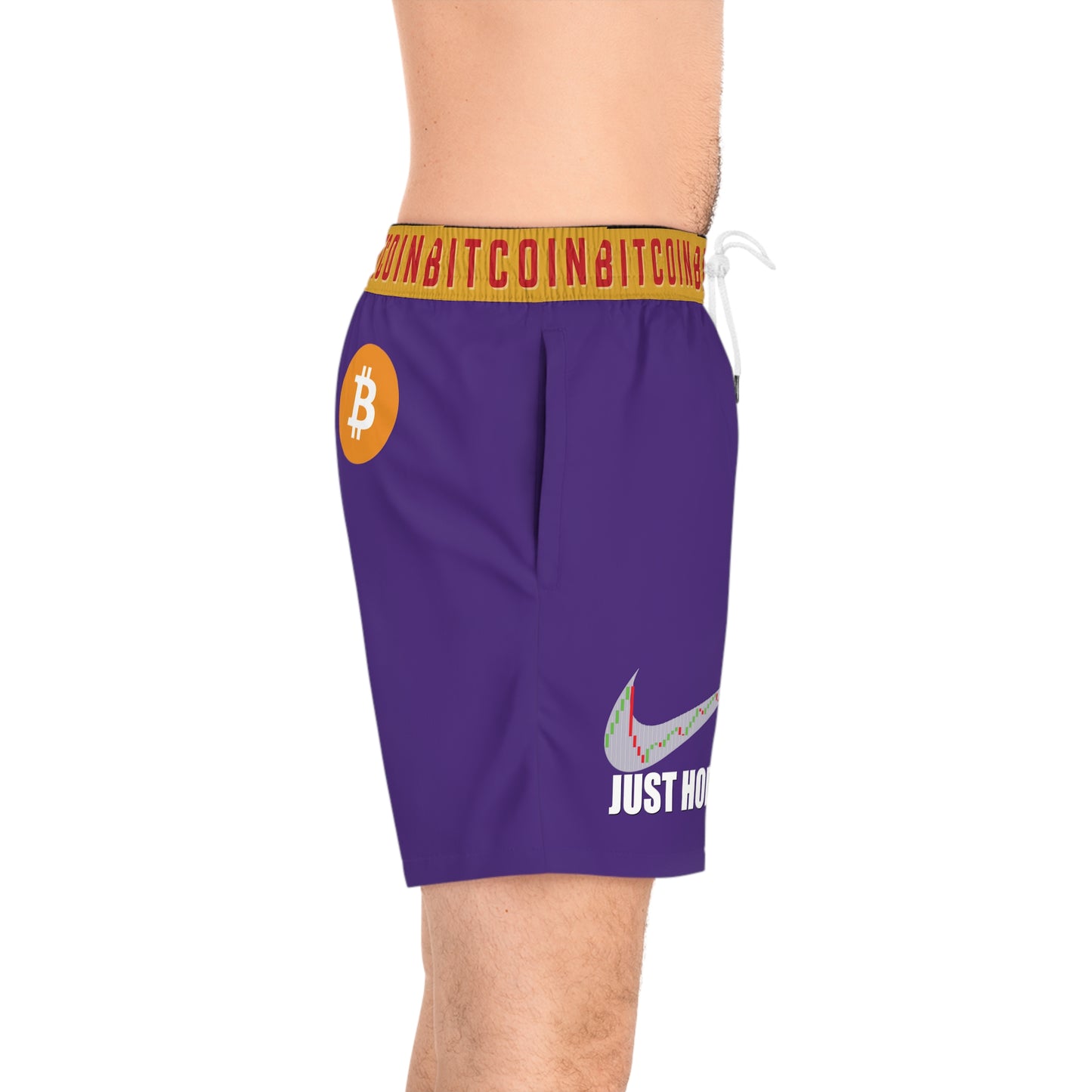 Bitcoin Just Hodl It Purple Swim Trunk In N Out Crypto