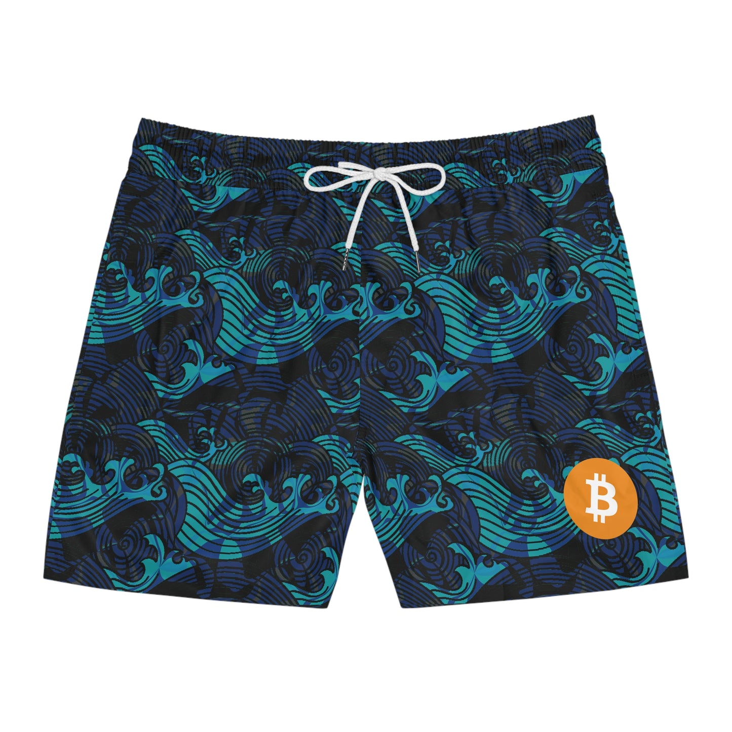 Bitcoin Deep Waves Swim Trunk In N Out Crypto