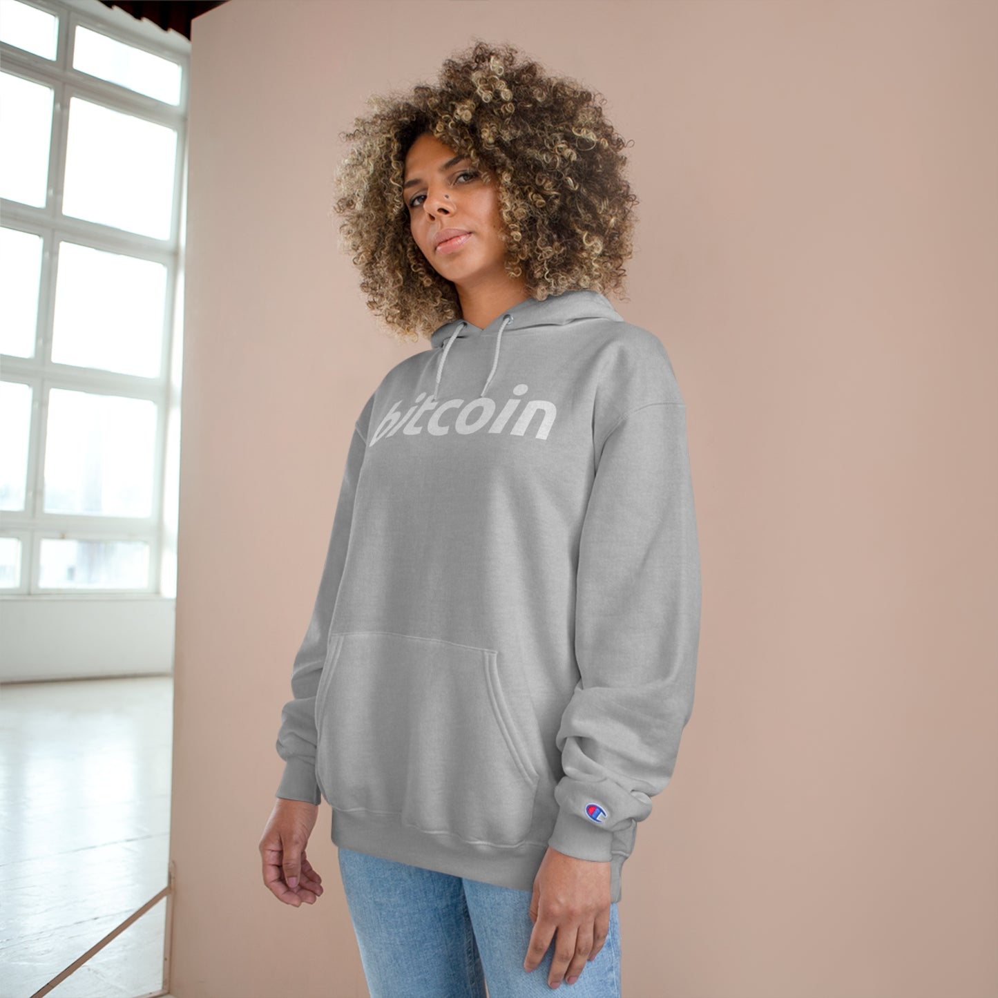 Bitcoin Iconic Champion Hoodie In N Out Crypto