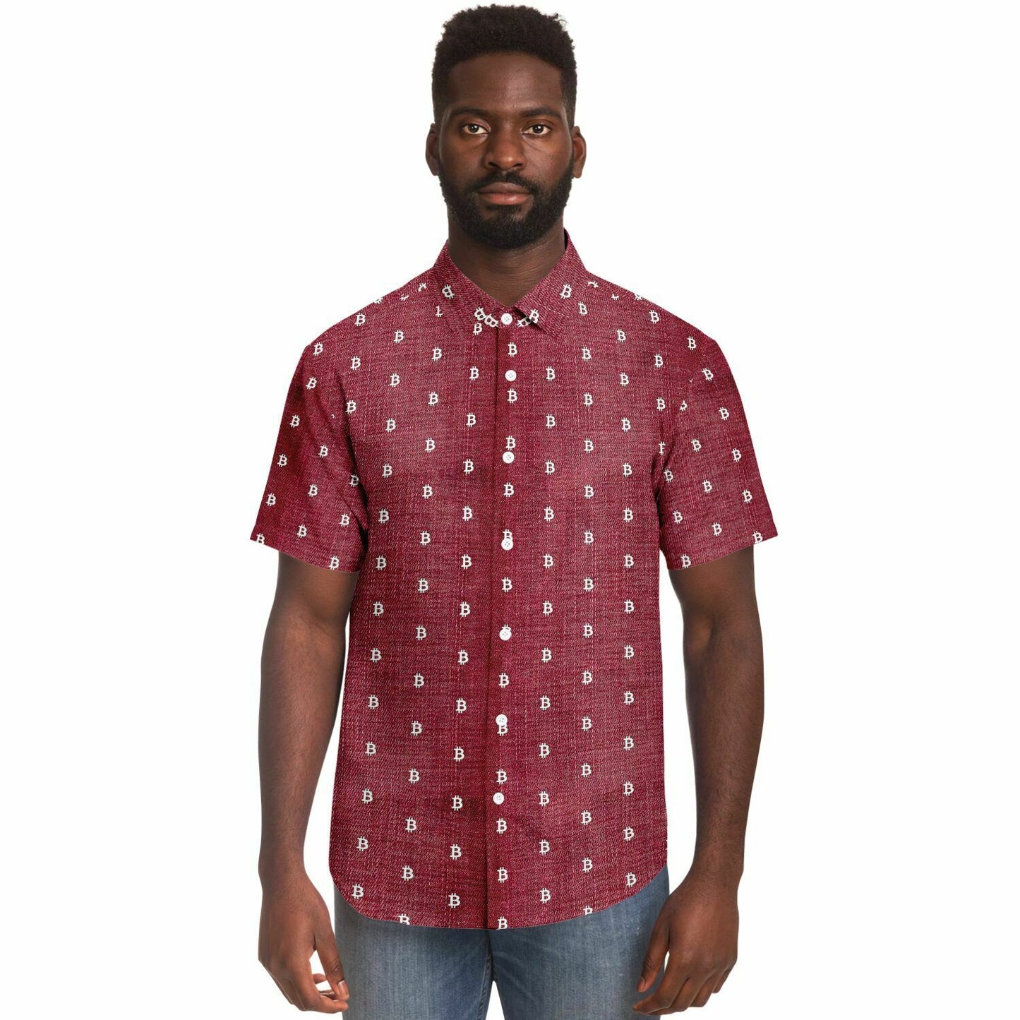 Bitcoin Jeans Red Shirt In N Out Crypto