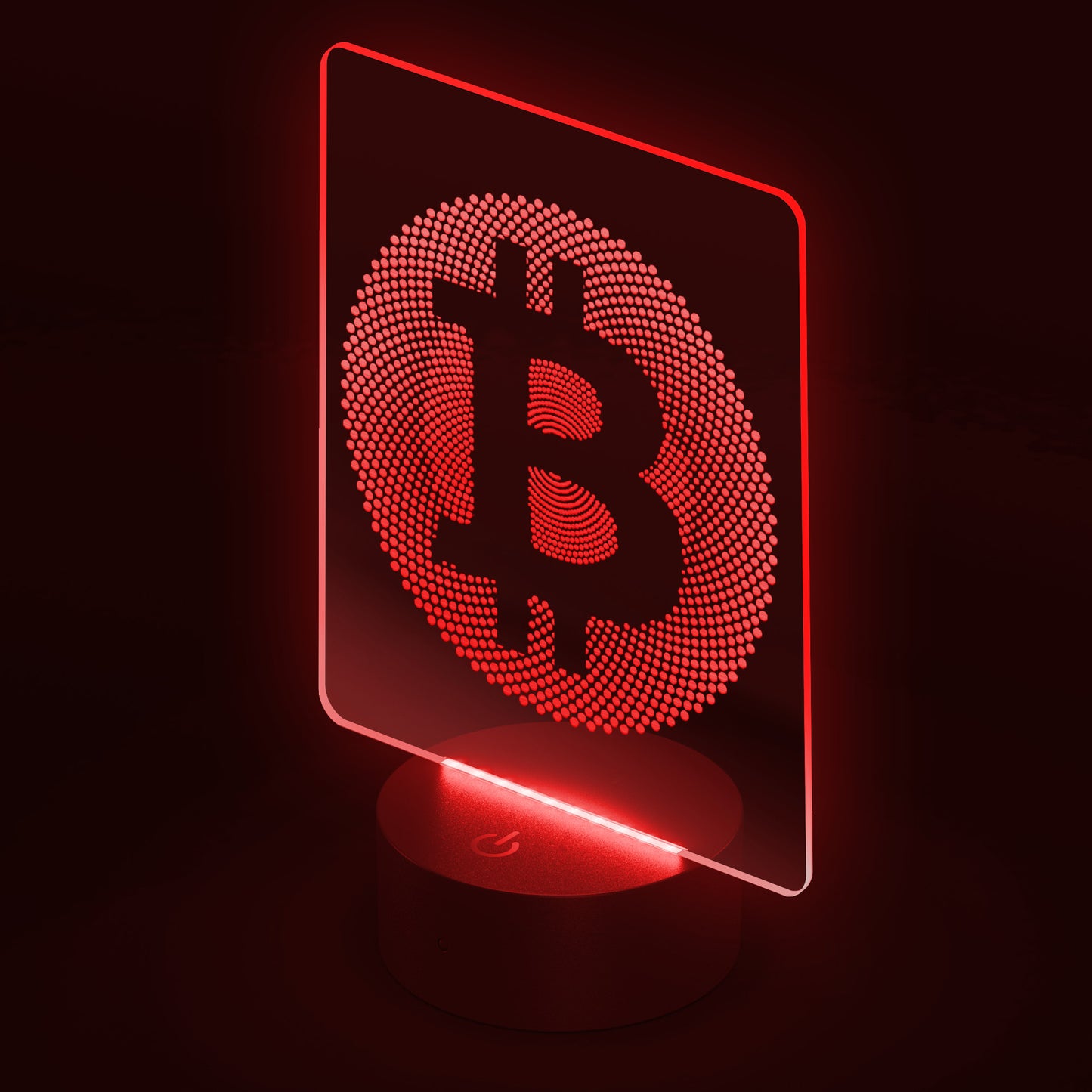 Bitcoin Dots Led Sign In N Out Crypto