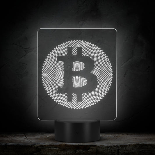 Bitcoin Dots Led Sign In N Out Crypto