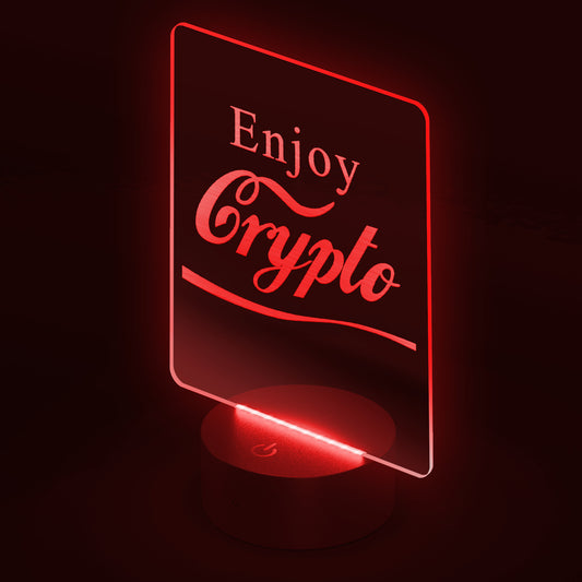 Crypto Enjoy Led Sign In N Out Crypto