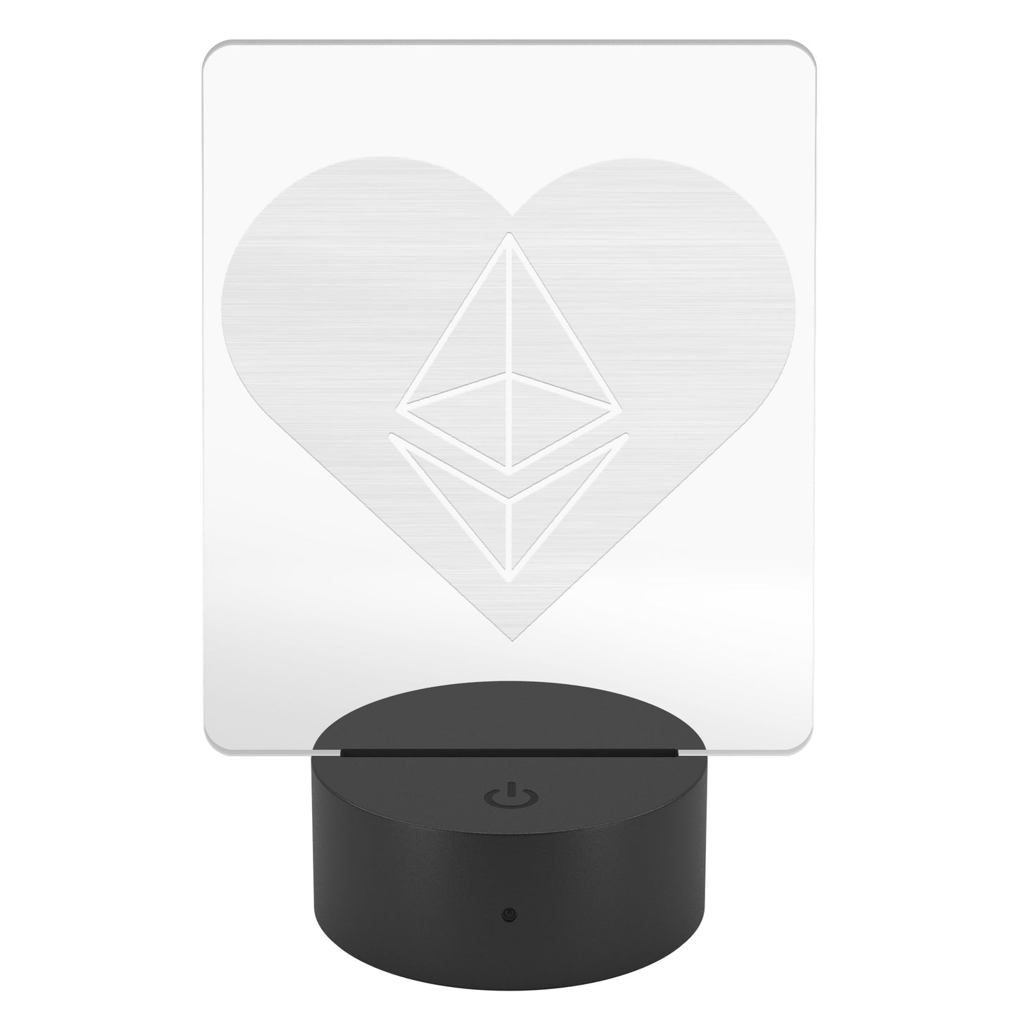 Ethereum Heart Led Sign In N Out Crypto