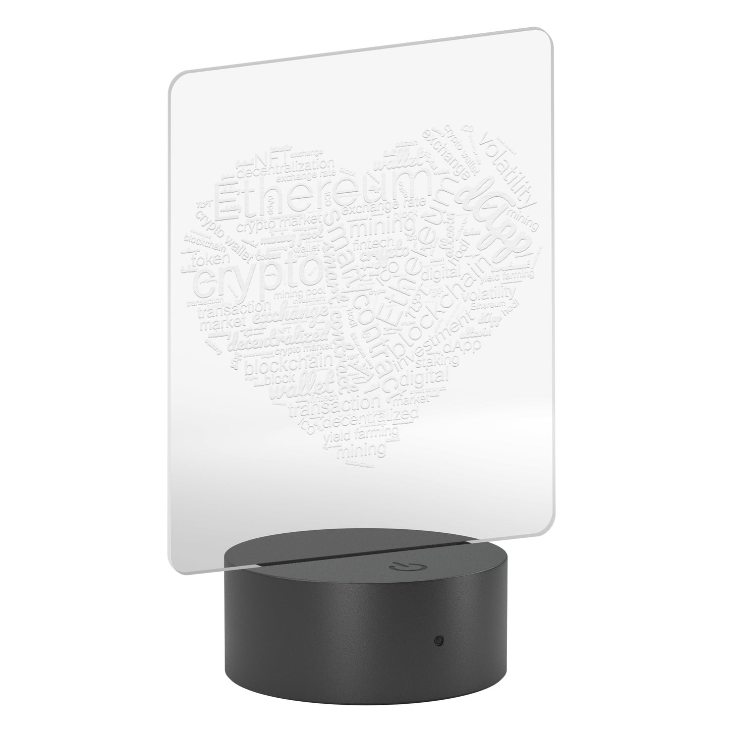 Ethereum Words Hearth Led Sign In N Out Crypto